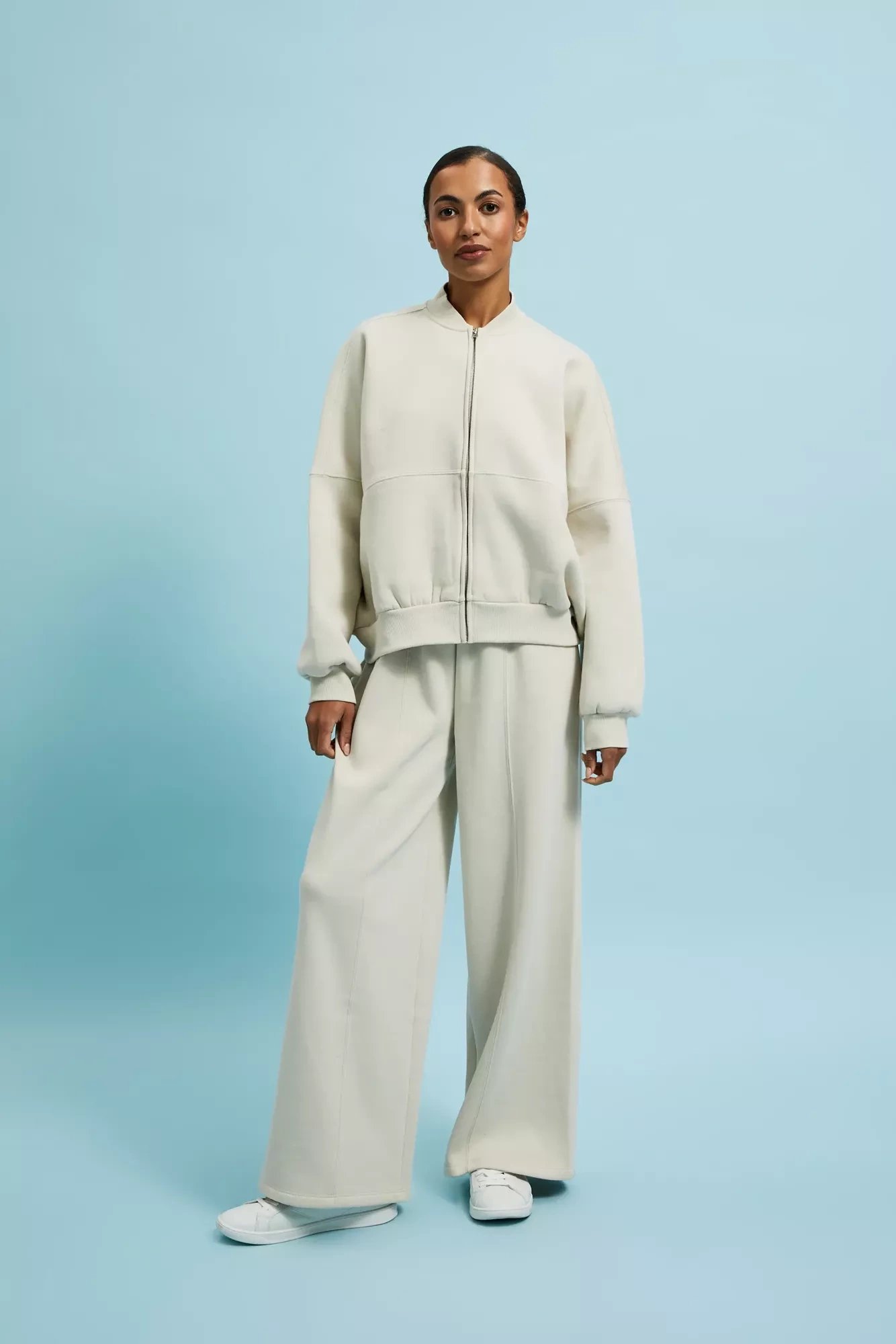 Marisse Women's Sweatshirt L-Bl-4315 L.Beige