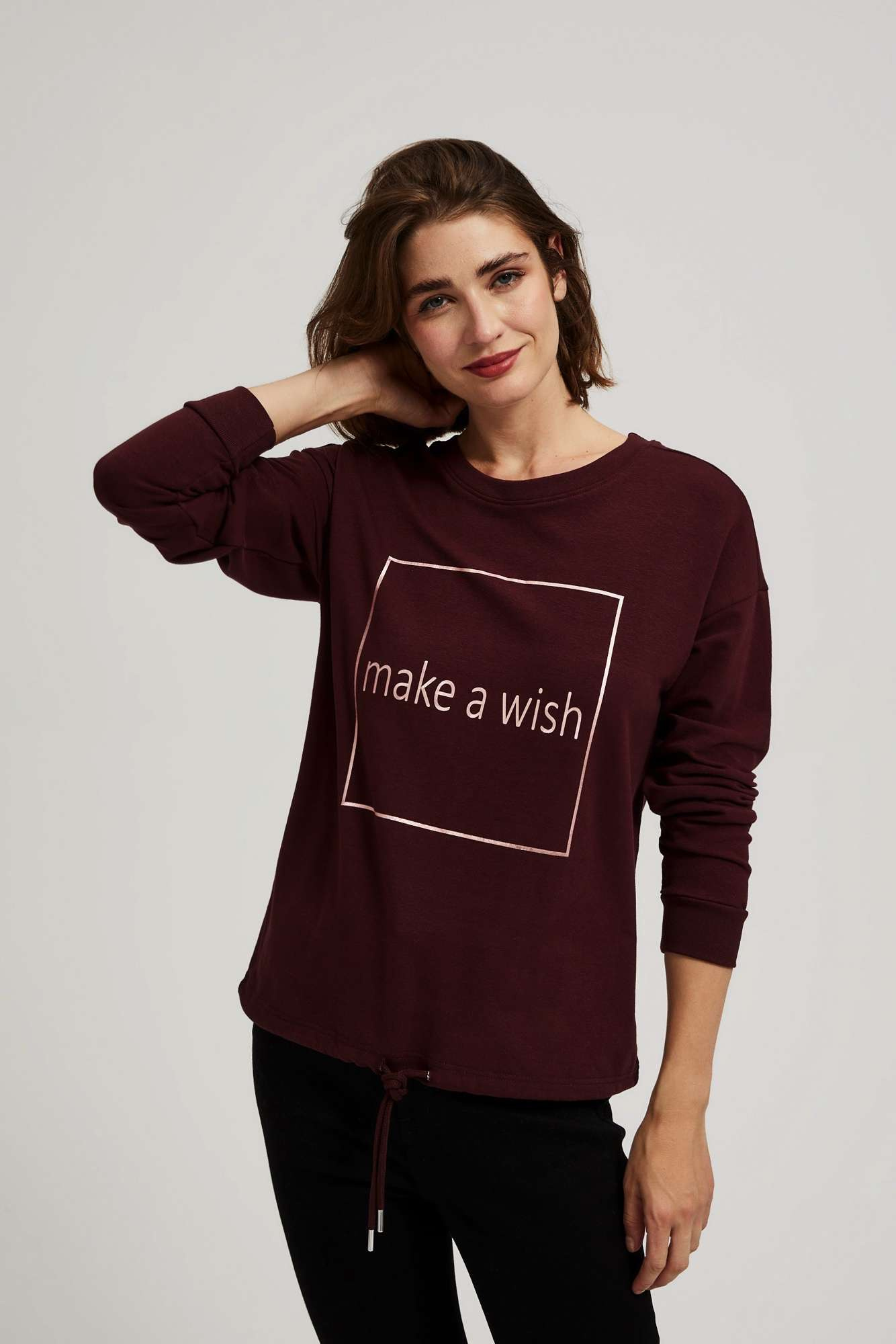 Simple sweatshirt with print