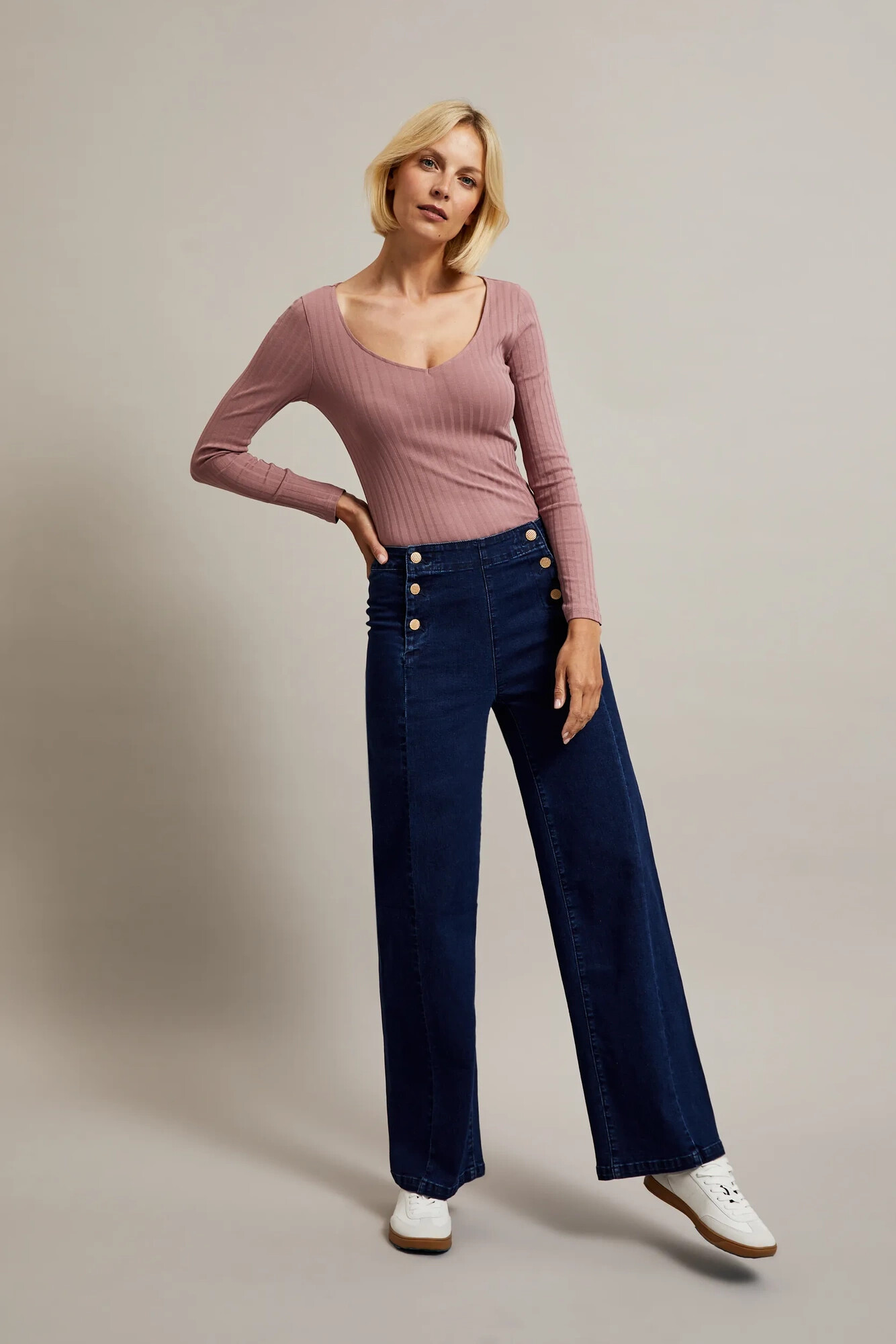 Marisse Women's Blouse Z-Ts-4519 Dusty Pink