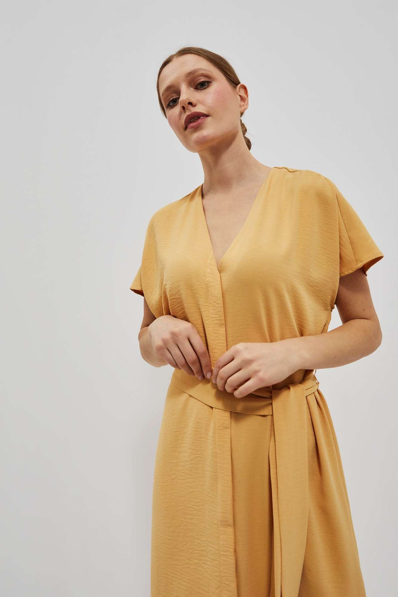 Marisse Women's Dress L-Su-4046 L.Honey