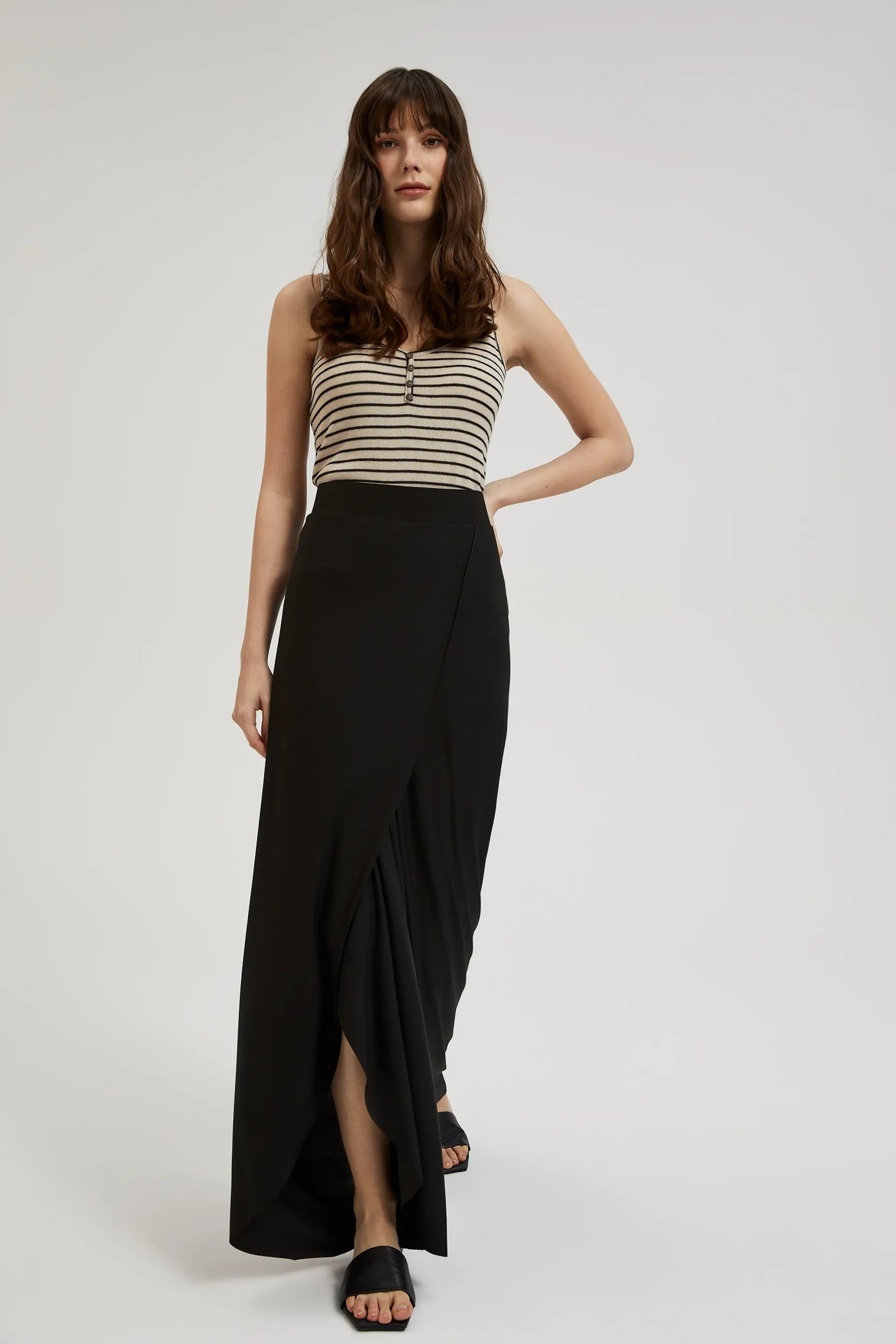 Women's summer trousers MOODO - black