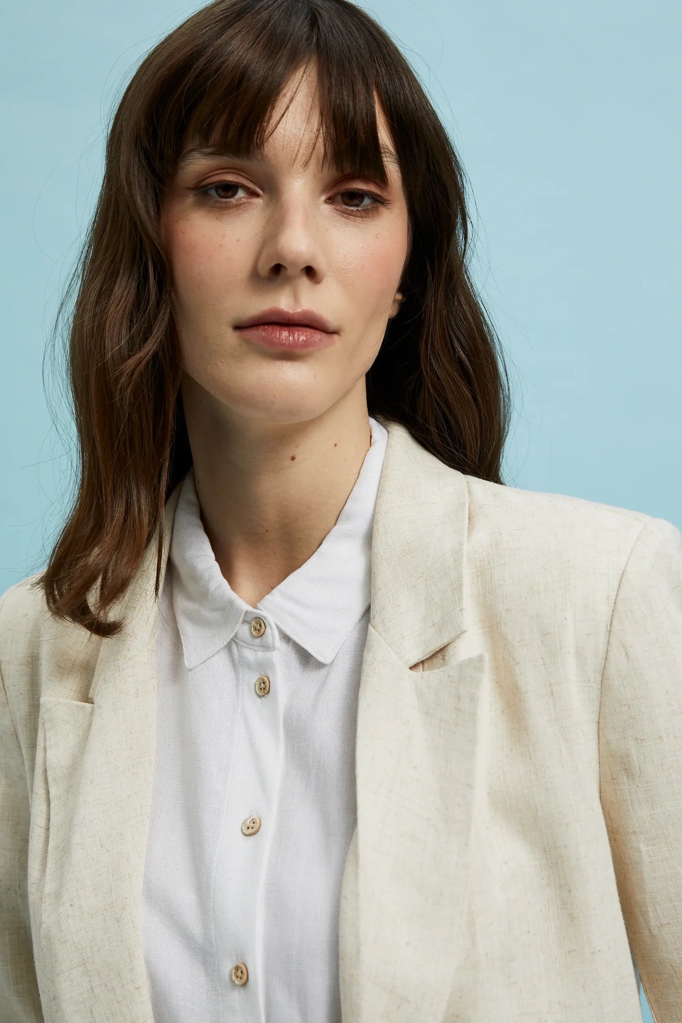 Women&#039;s blazer MOODO - light beige