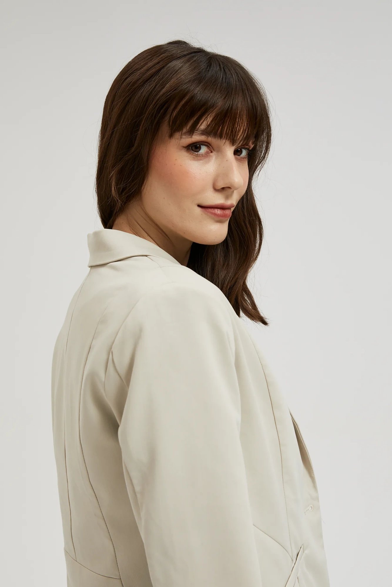 Marisse Women's Jacket L-Mr-4310 L.Beige