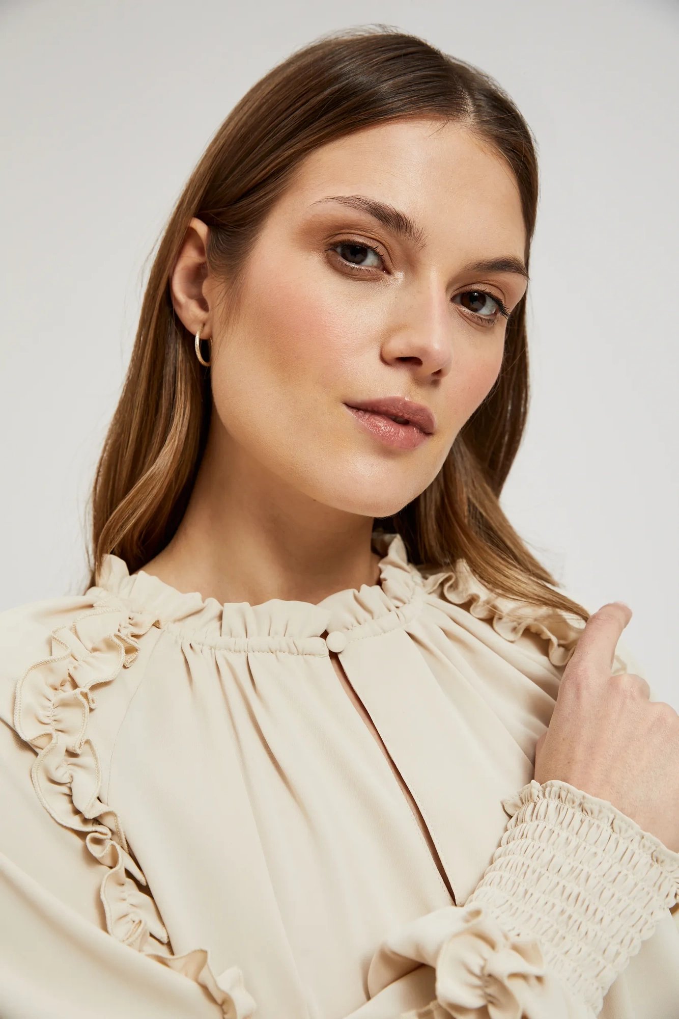 Marisse Women's Dress L-Su-4308 Beige