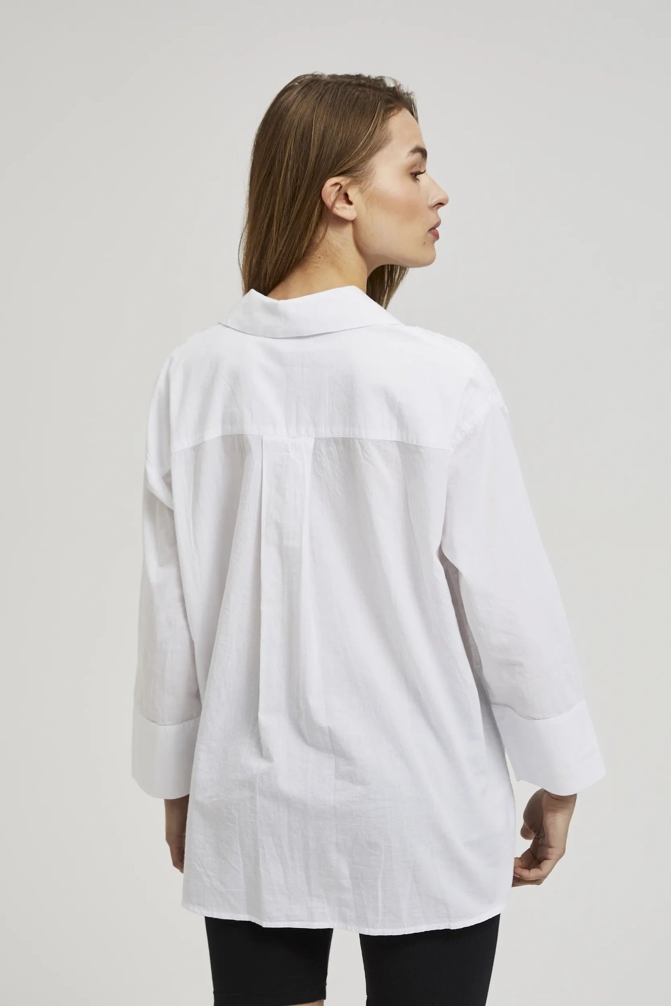 Women's romantic shirt MOODO - white