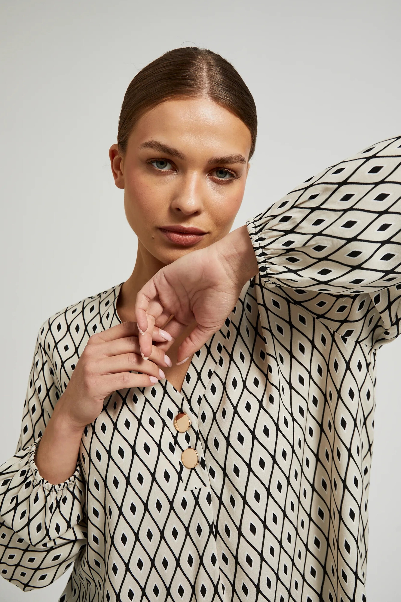 Marisse Women's Shirt Z-Ko-4518 L.Beige