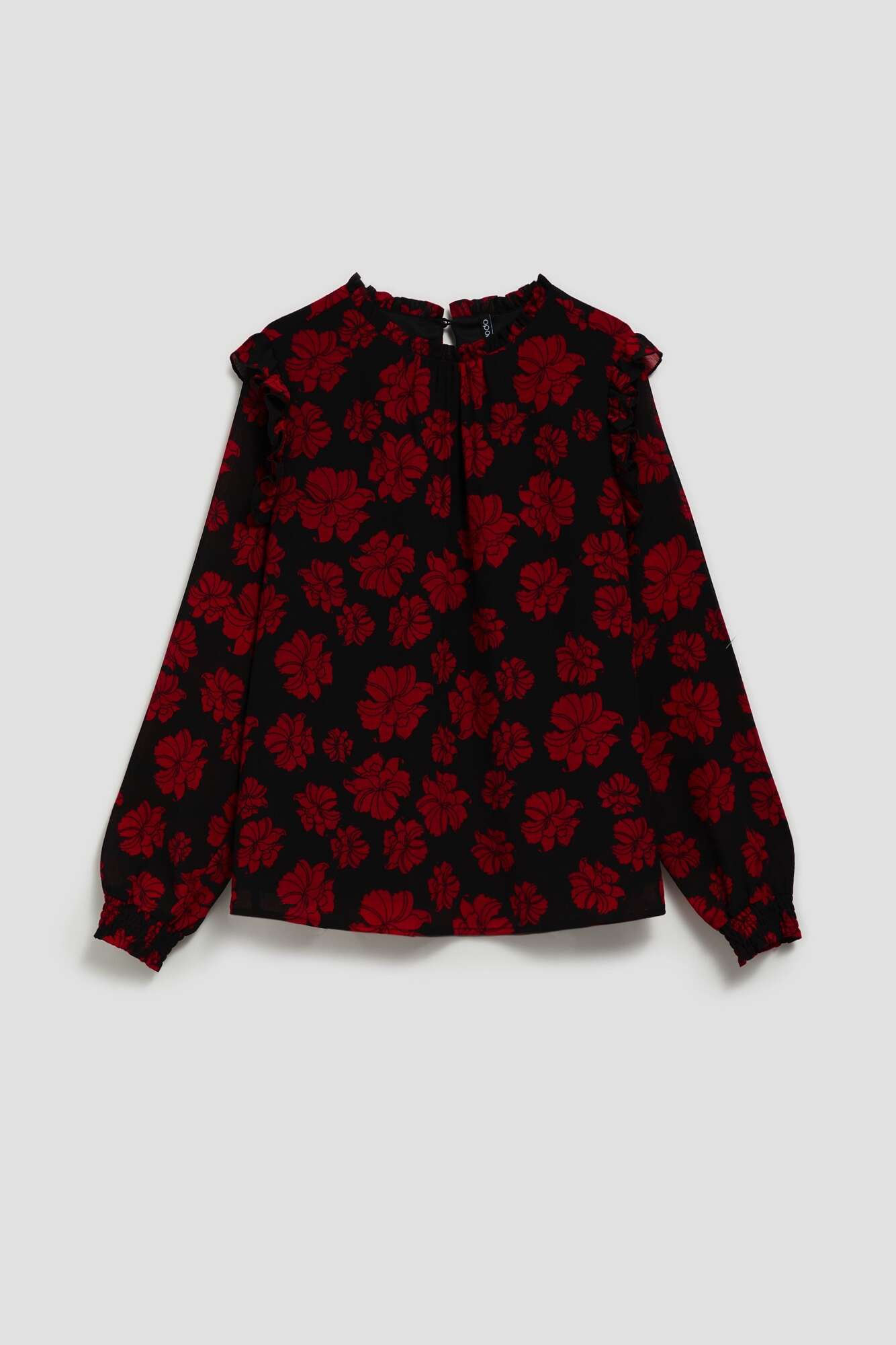 Shirt with floral pattern