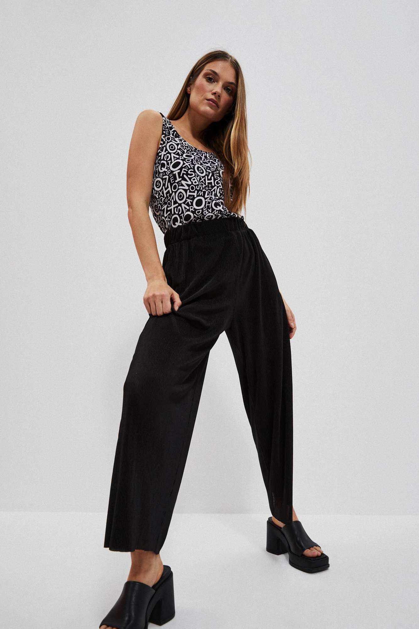 Marisse Women's Trousers L-Sp-4021 Black