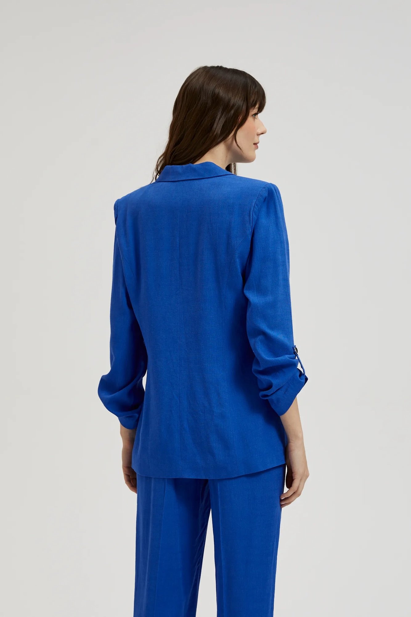 Women&#039;s jacket with 3/4 sleeves MOODO - navy blue