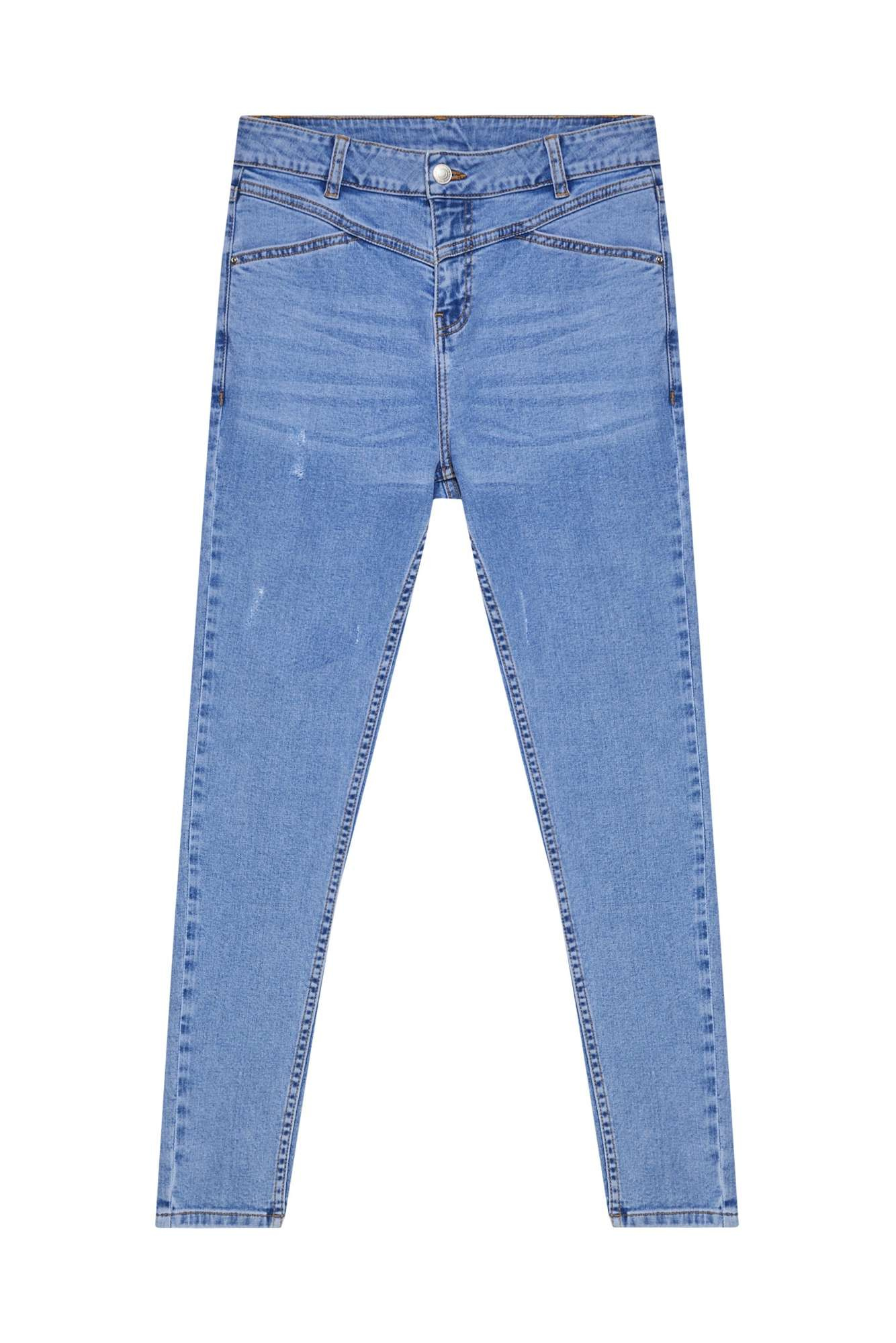 Slim fit pentru femei Moodo - albastru