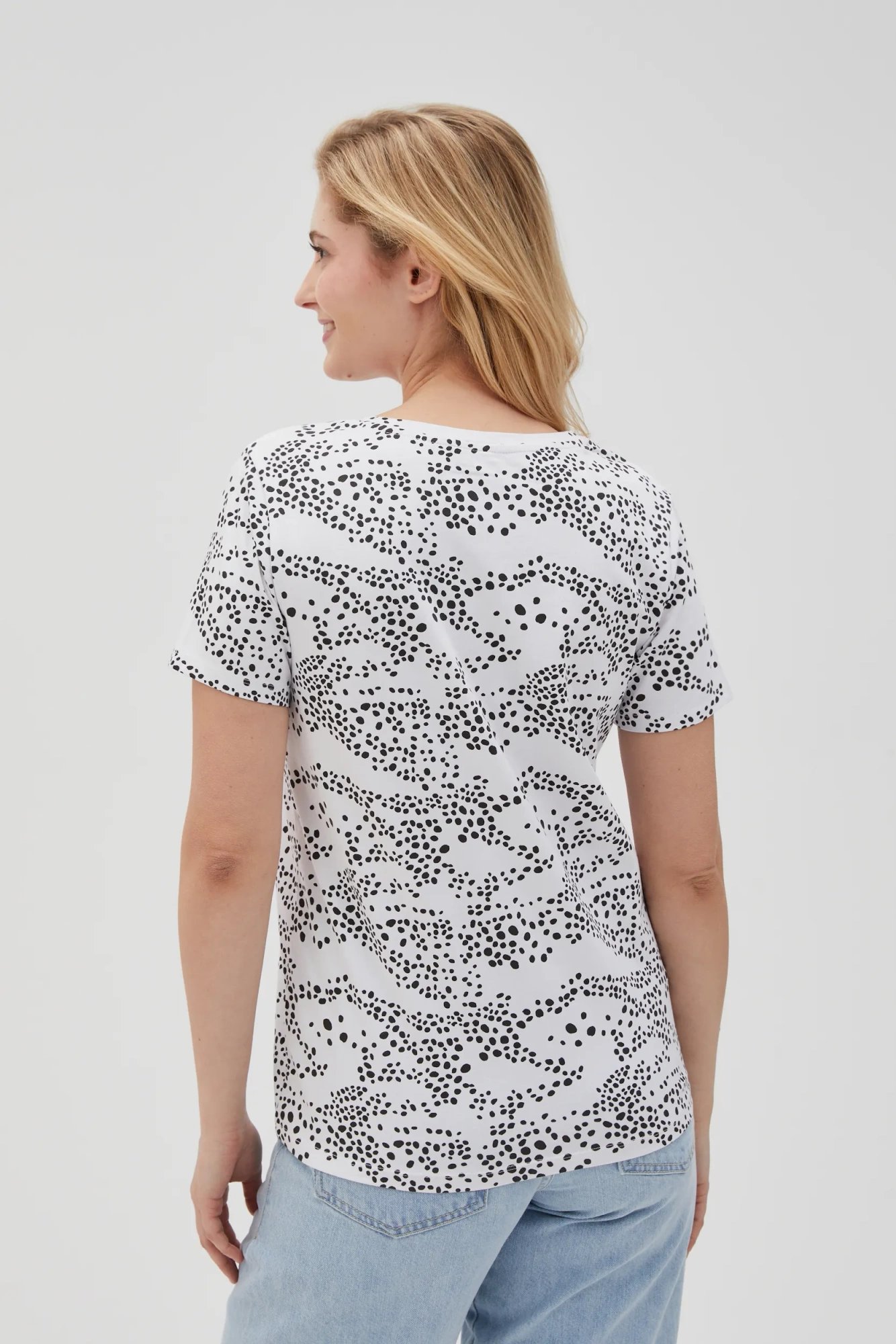 Marisse Women's T-Shirt L-Ts-4631 White