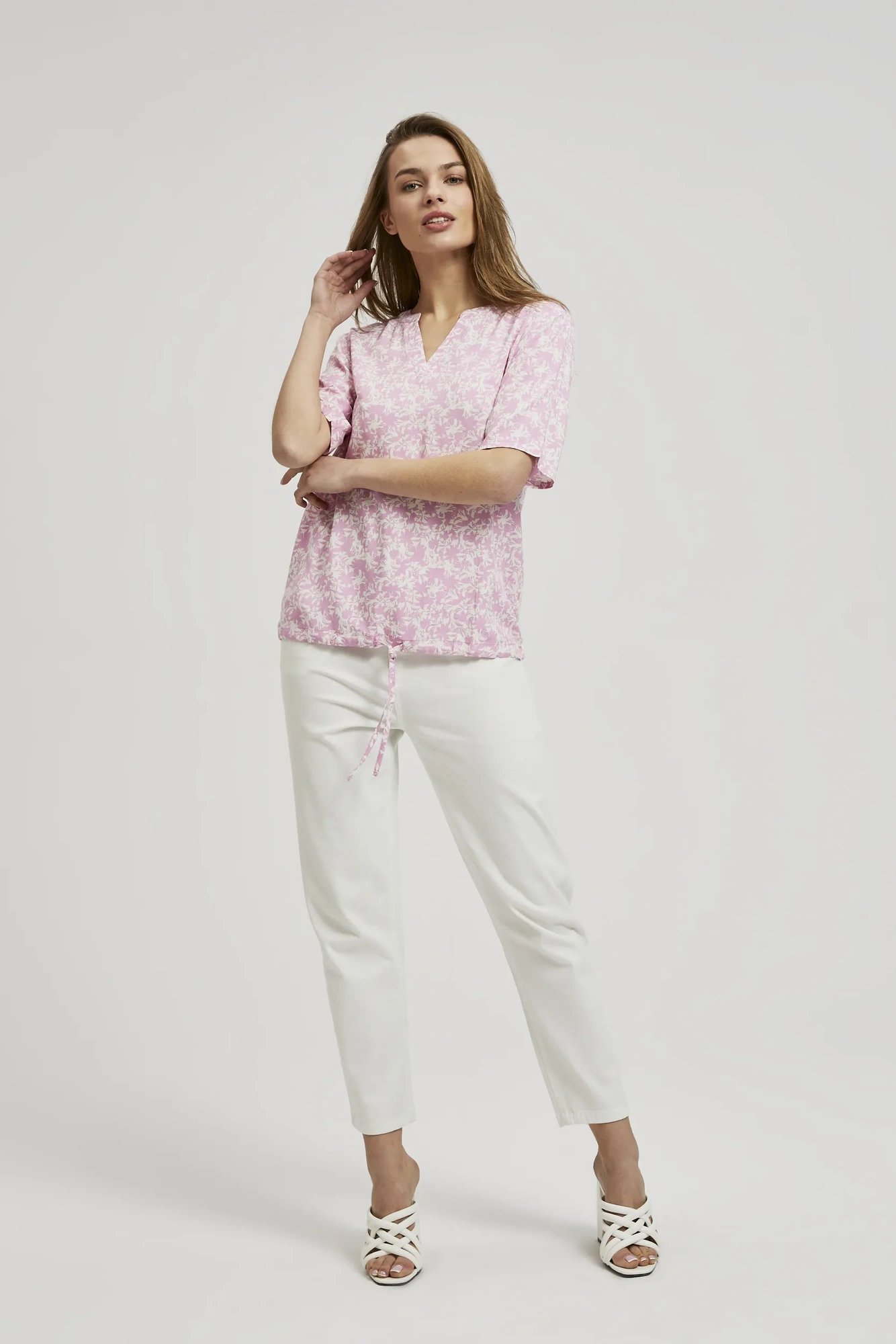 Women's shirt MOODO - dark pink