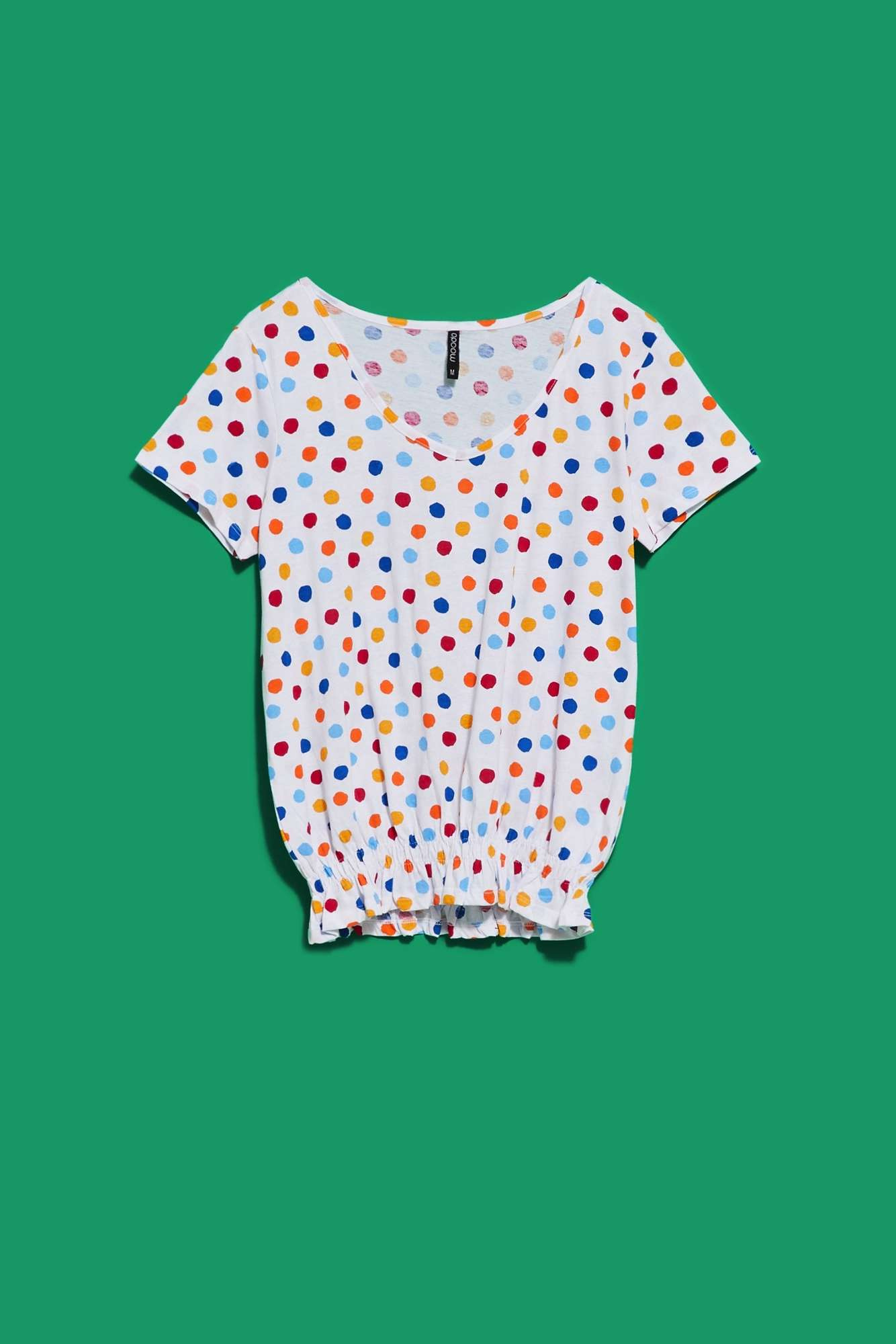 WOMEN'S T-SHIRT L-TS-4053 WHITE