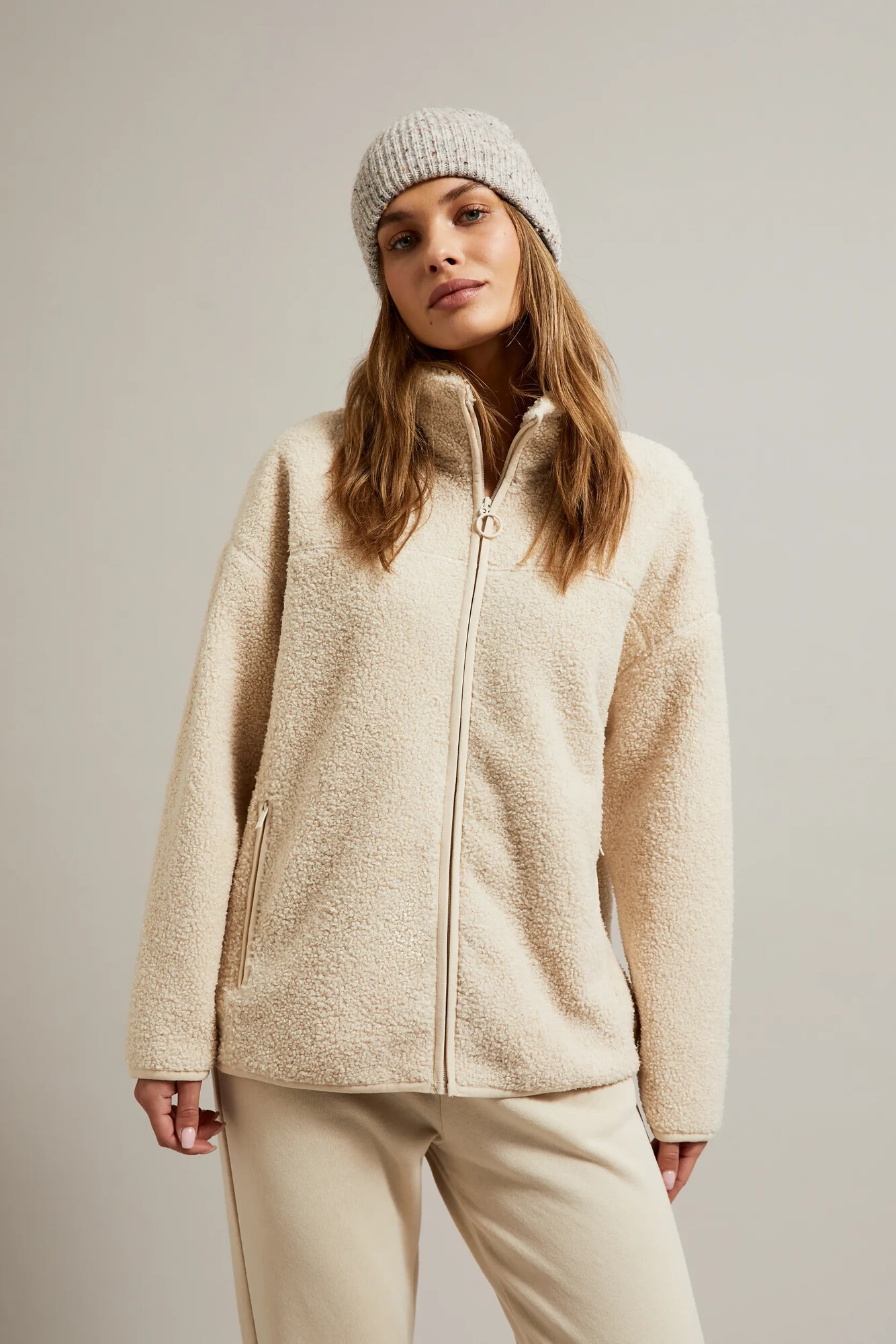 Women's Sweatshirt Moodo - Beige