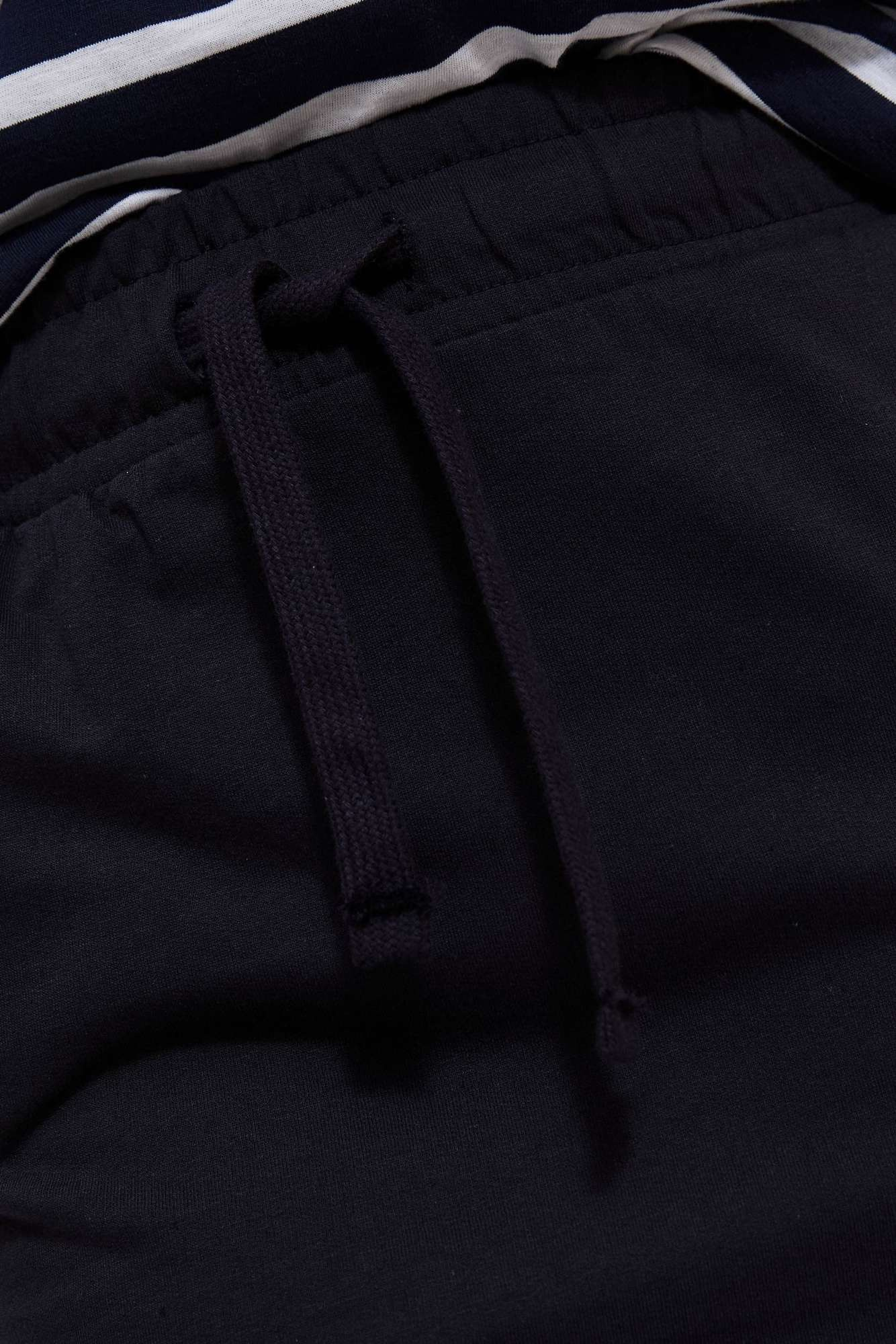 Smooth skirt above the knee - dark blue