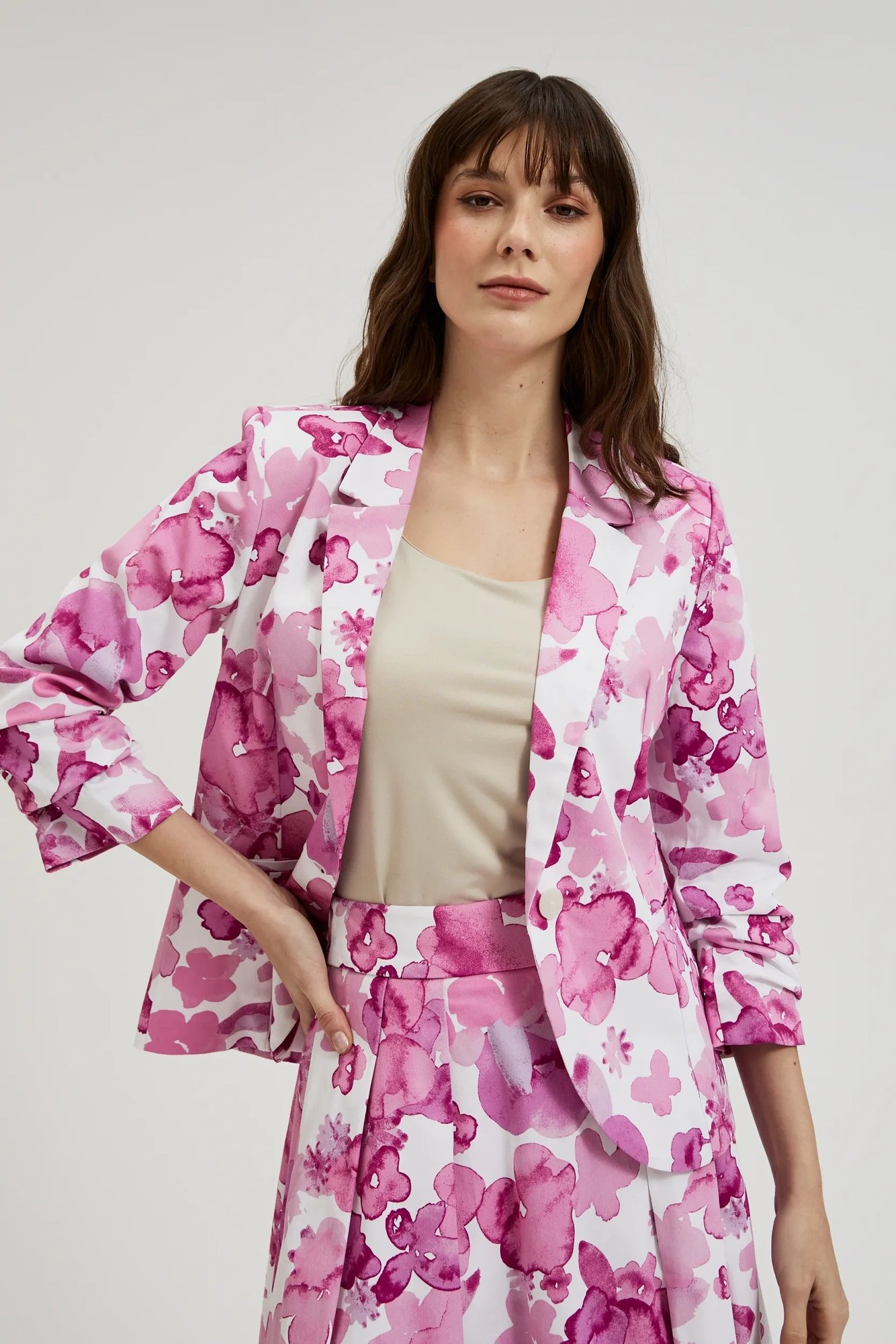Marisse Women's Jacket L-Mr-4306 D.Pink
