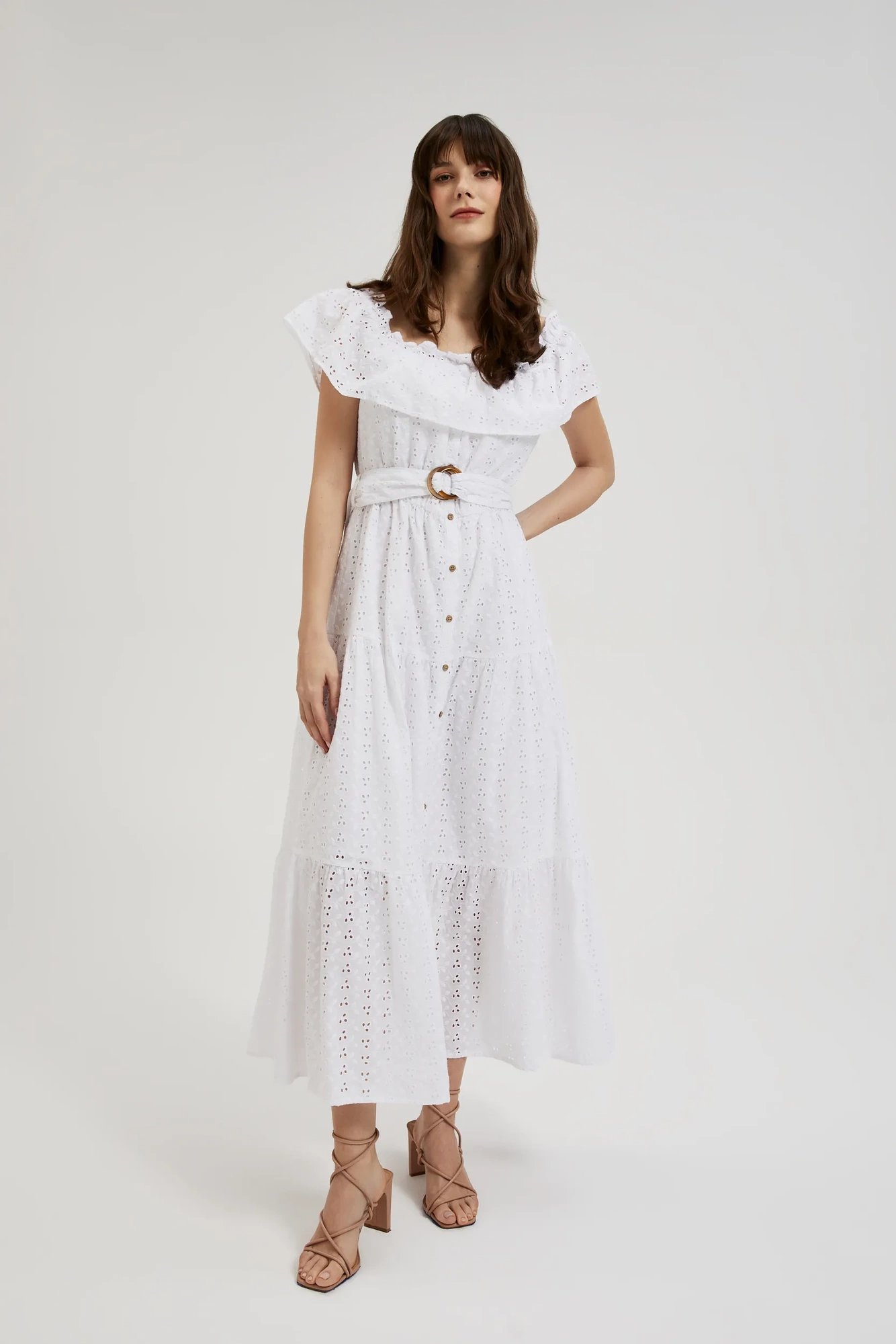 Marisse Women's Dress L-Su-4341 White