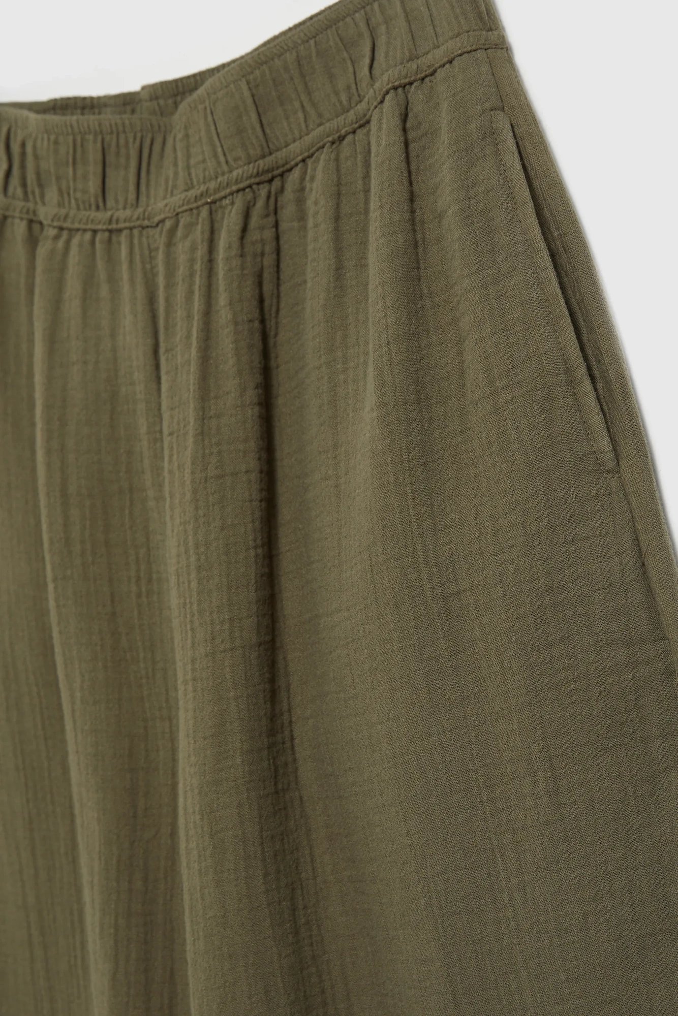 Women's summer trousers MOODO - khaki