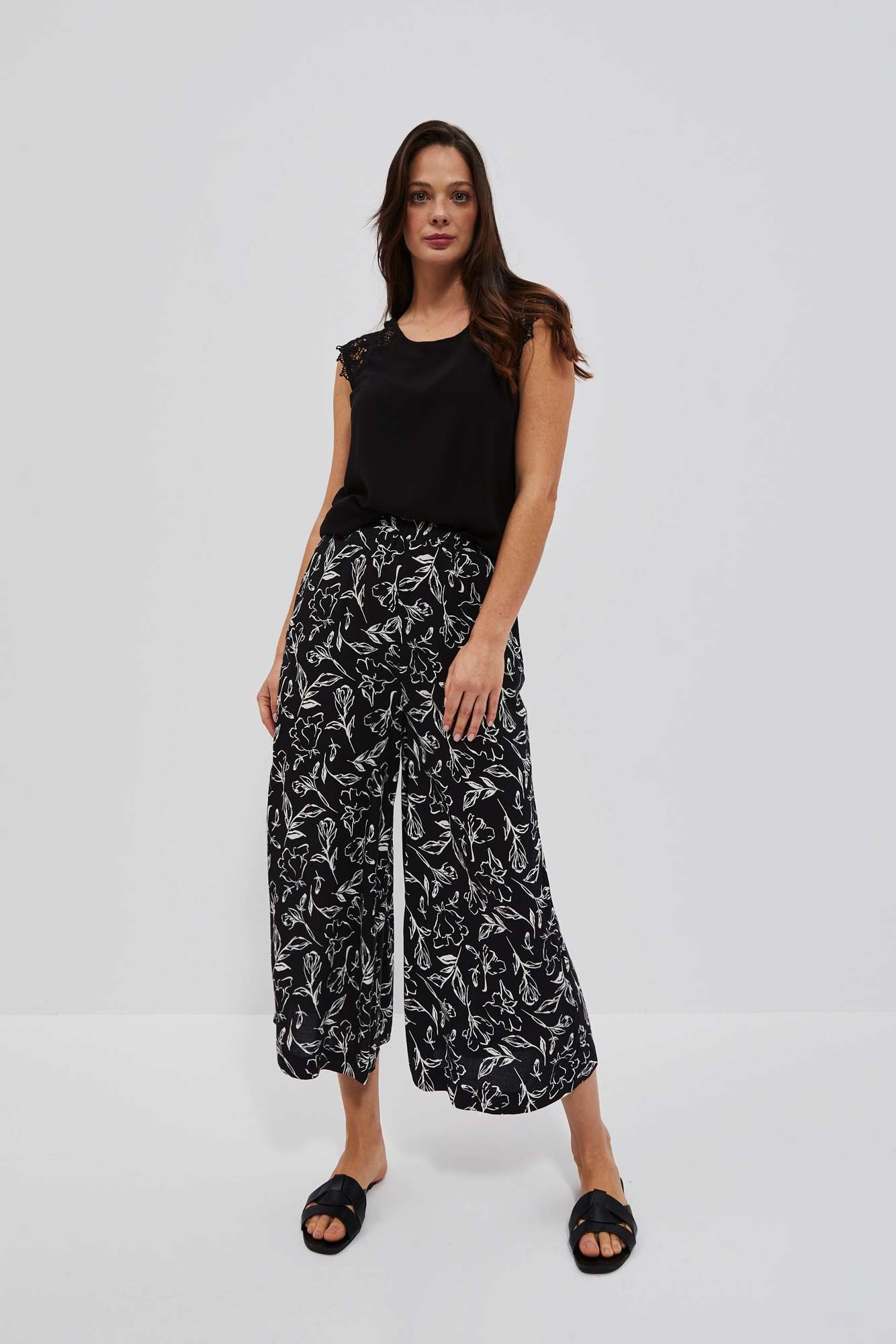Marisse Women's Trousers L-Sp-4024 Black