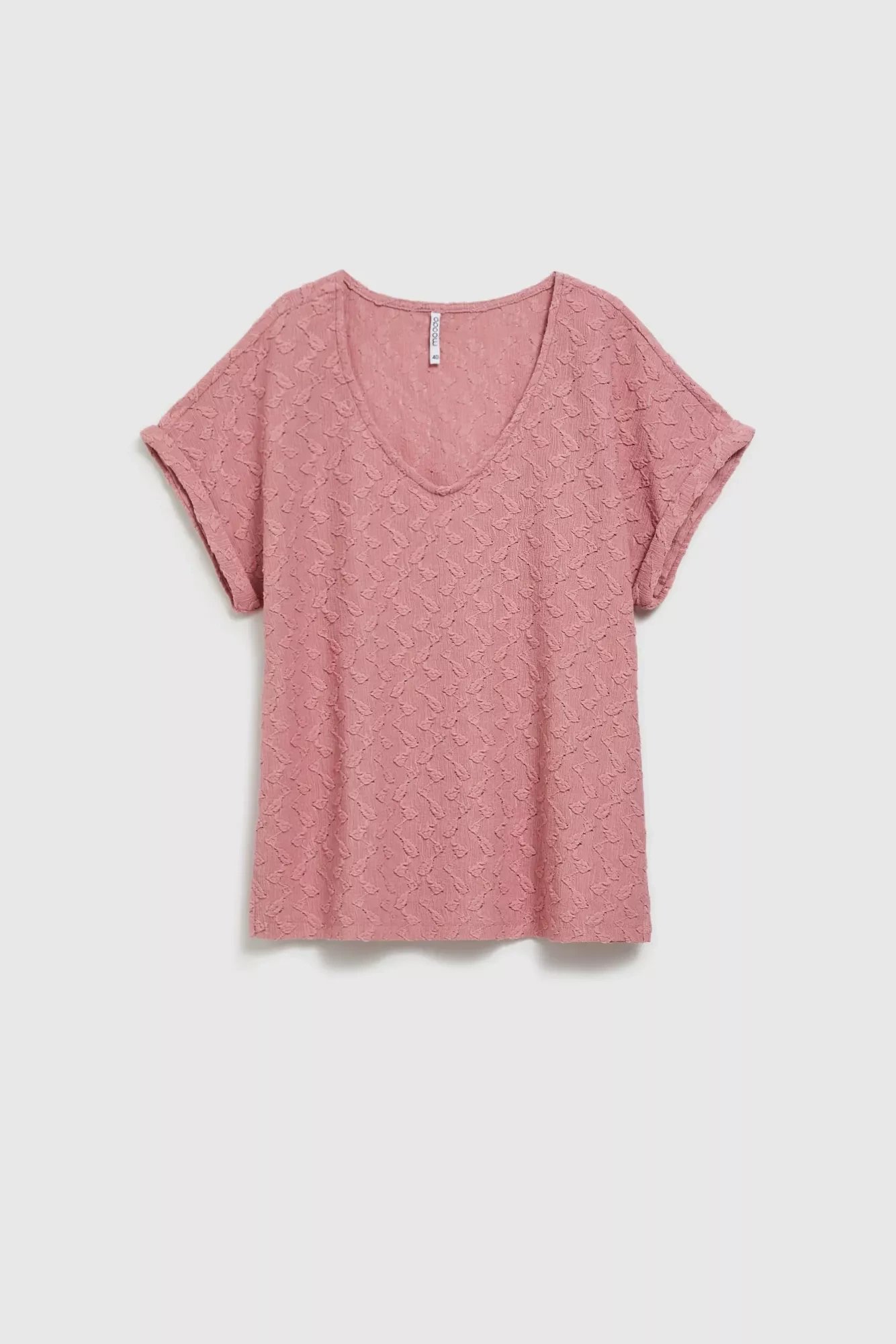 Women's T-shirt MOODO - powder pink