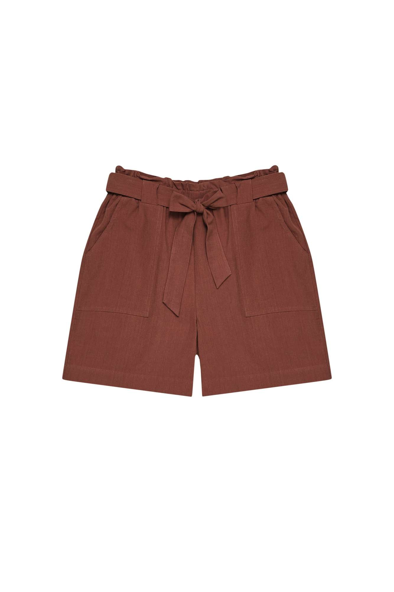 Plain cotton shorts