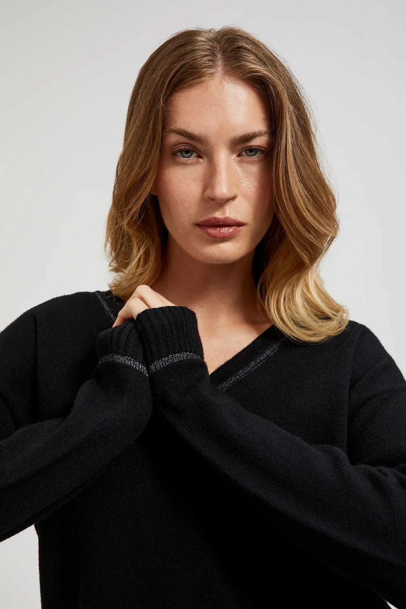 Marisse Women's Sweater Z-Sw-4518 Black