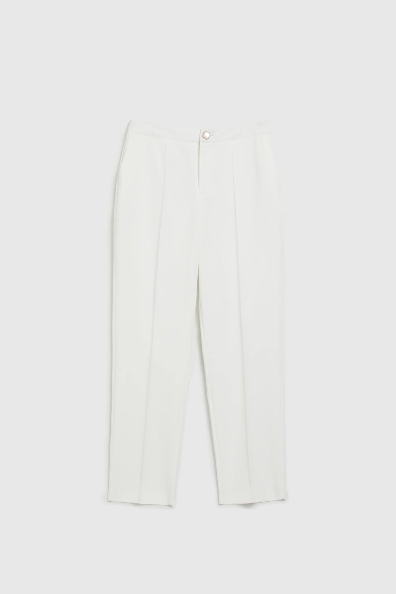 Women's trousers MOODO - white