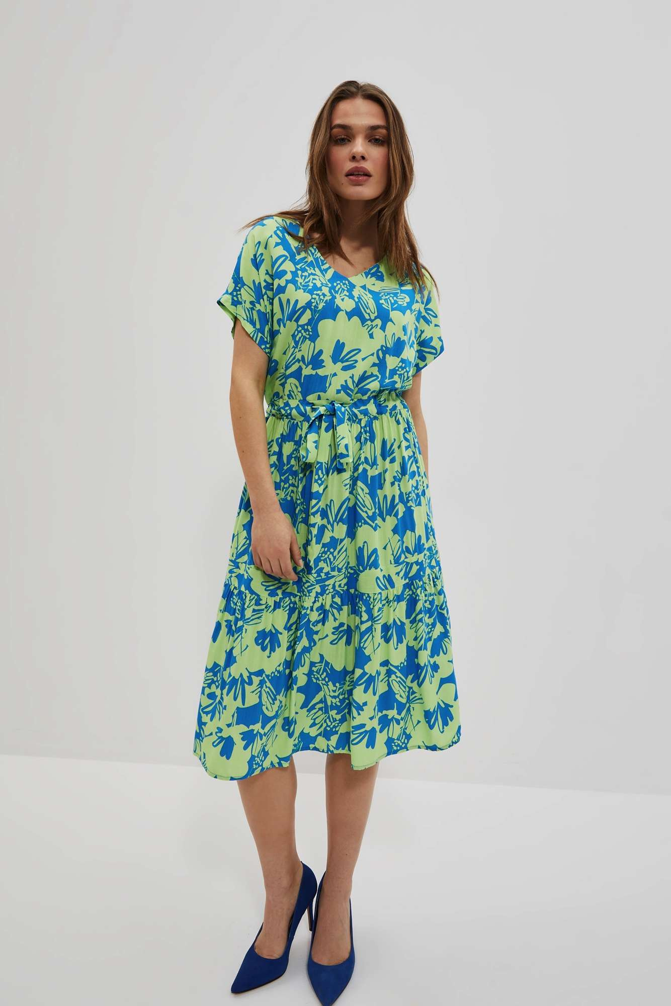 Marisse Women's Dress L-Su-4039 Fresh Blue
