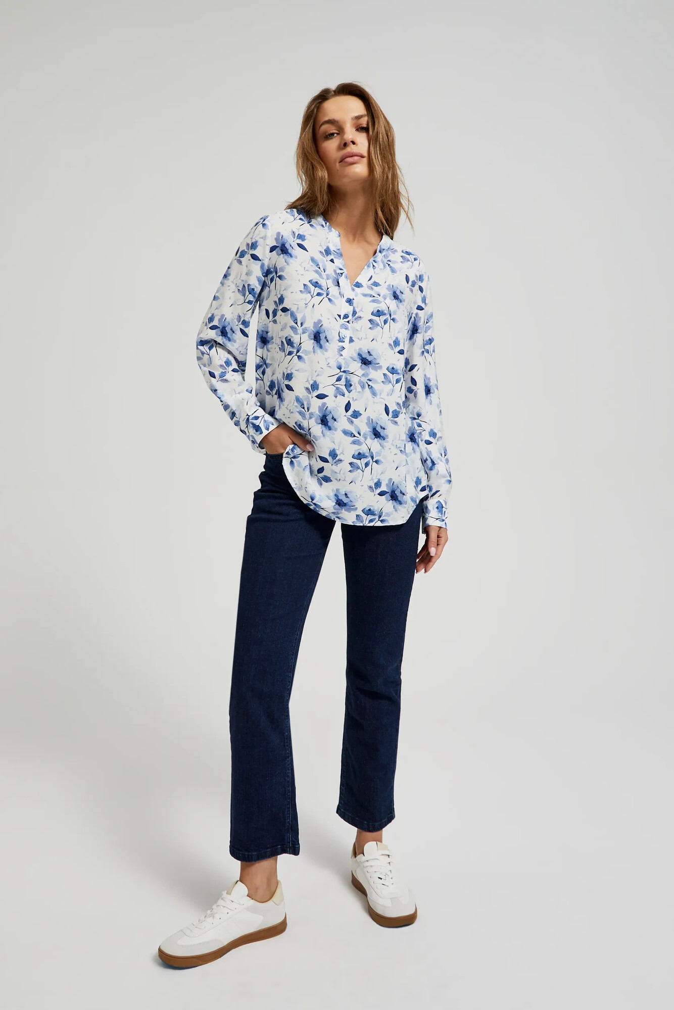 Marisse Women's Shirt Z-Ko-4510 White