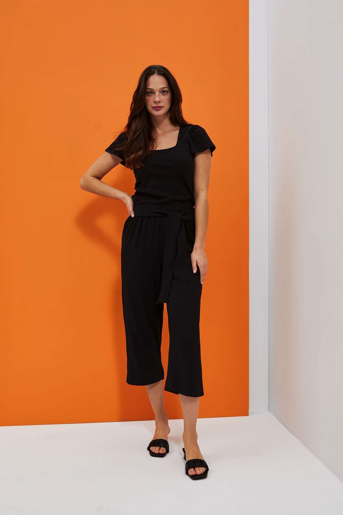 Marisse Women's Trousers L-Sp-4022 Black