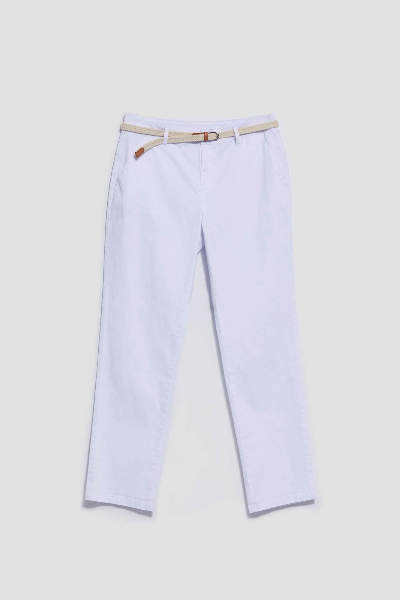 Marisse Women's Trousers L-Sp-4014 White
