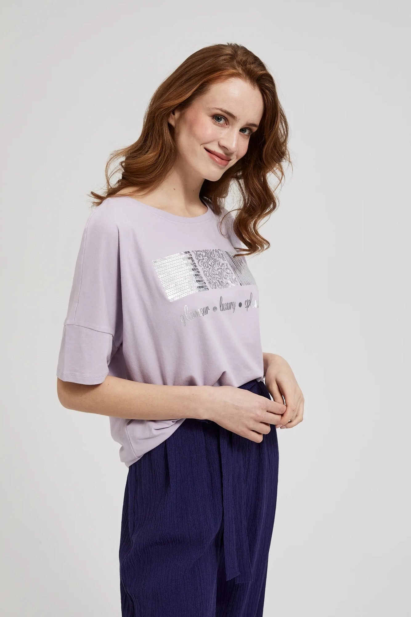 Women's blouse MOODO - light purple
