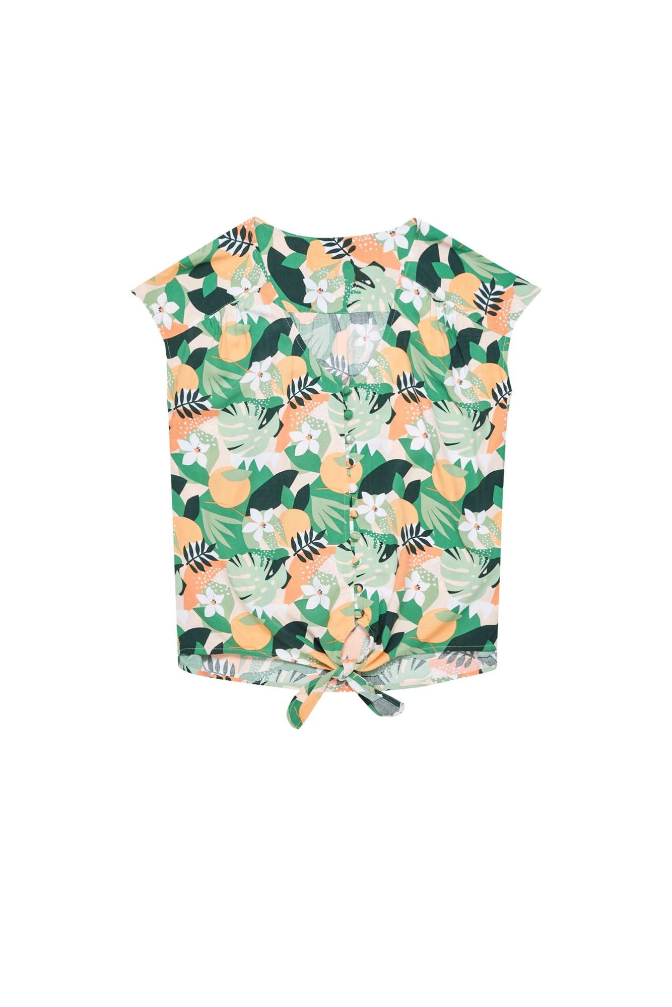 Shirts with a plant-based print