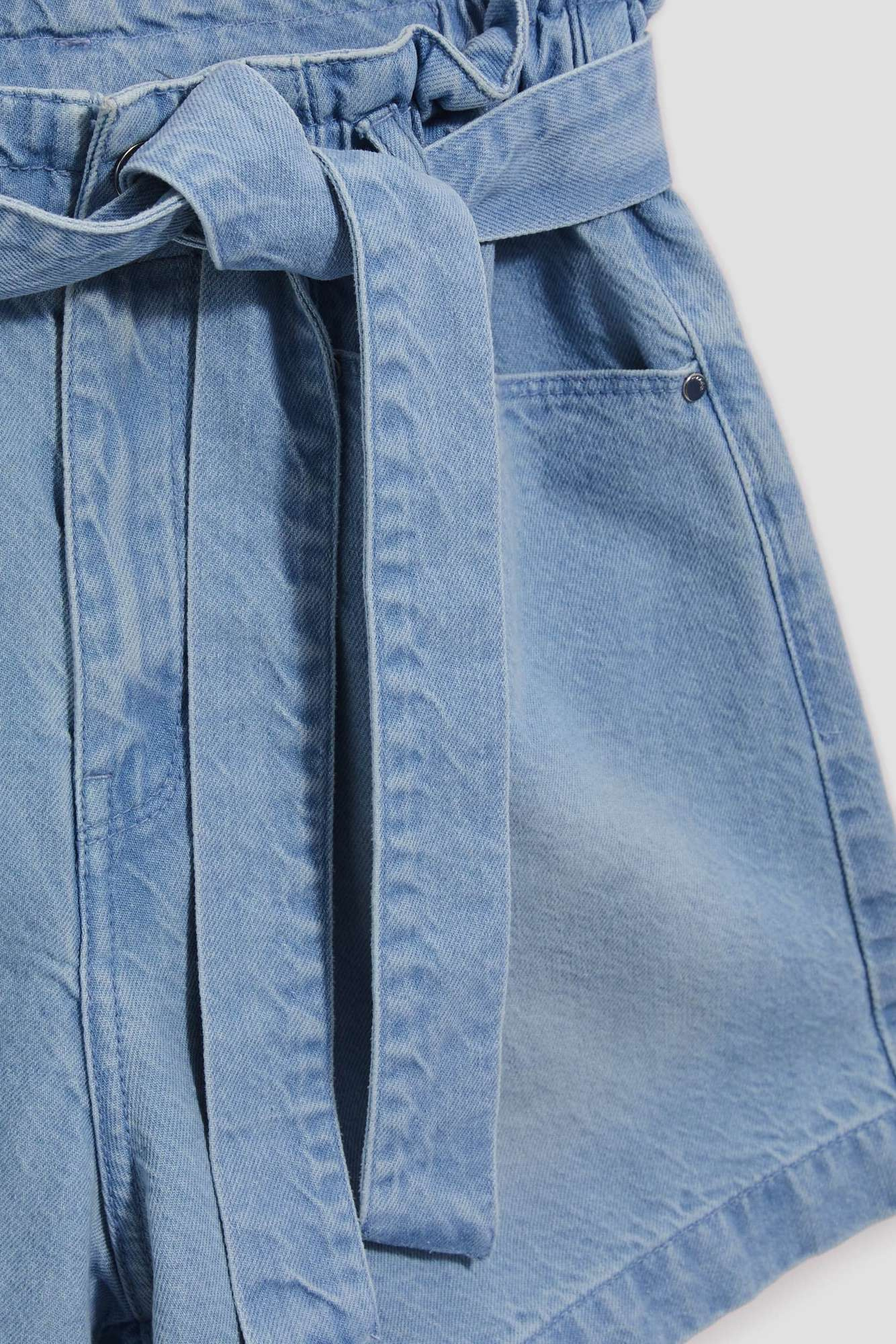 WOMEN&#039;S SHORTS L-SH-4003 L.Blue