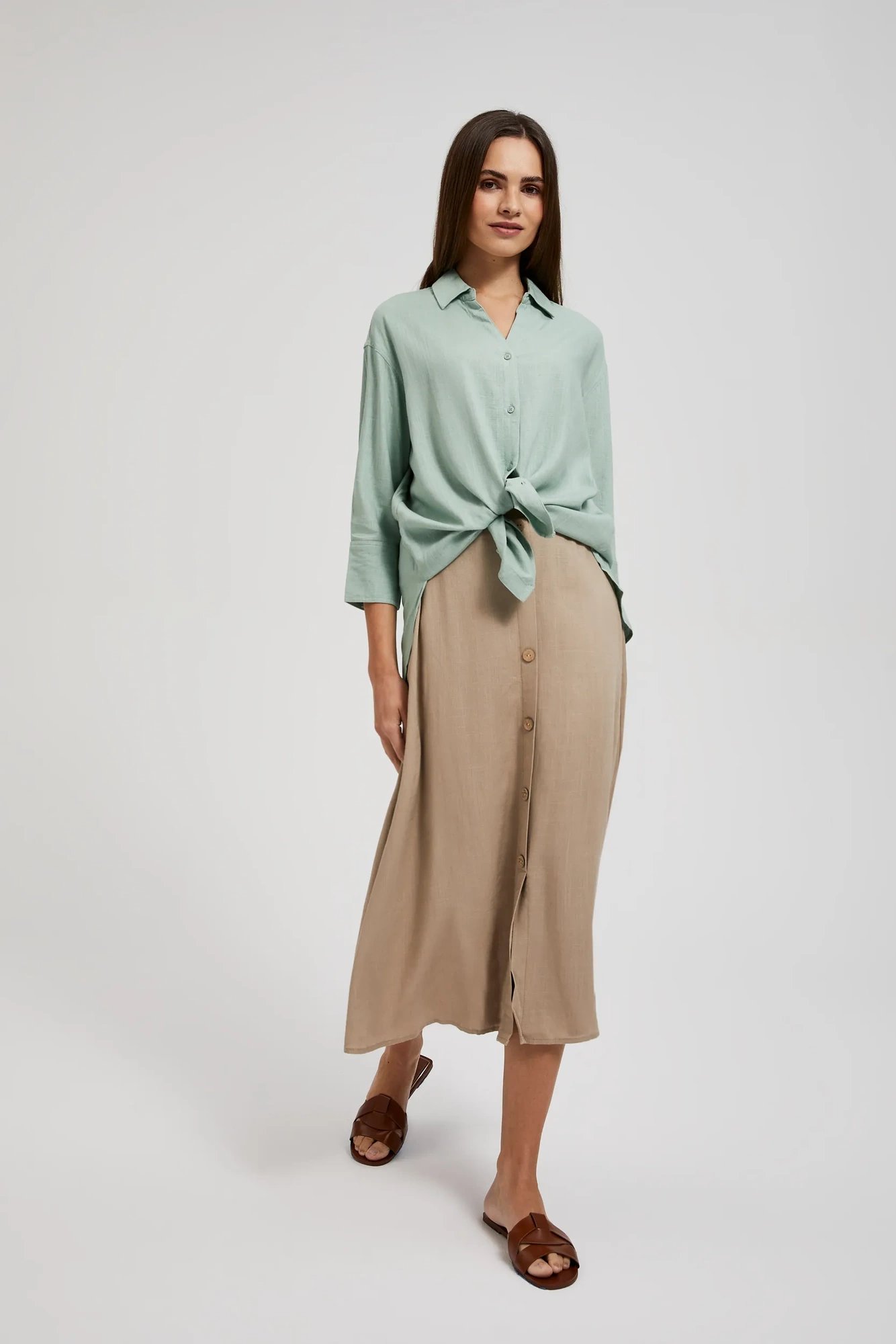 Women's shirt MOODO - olive