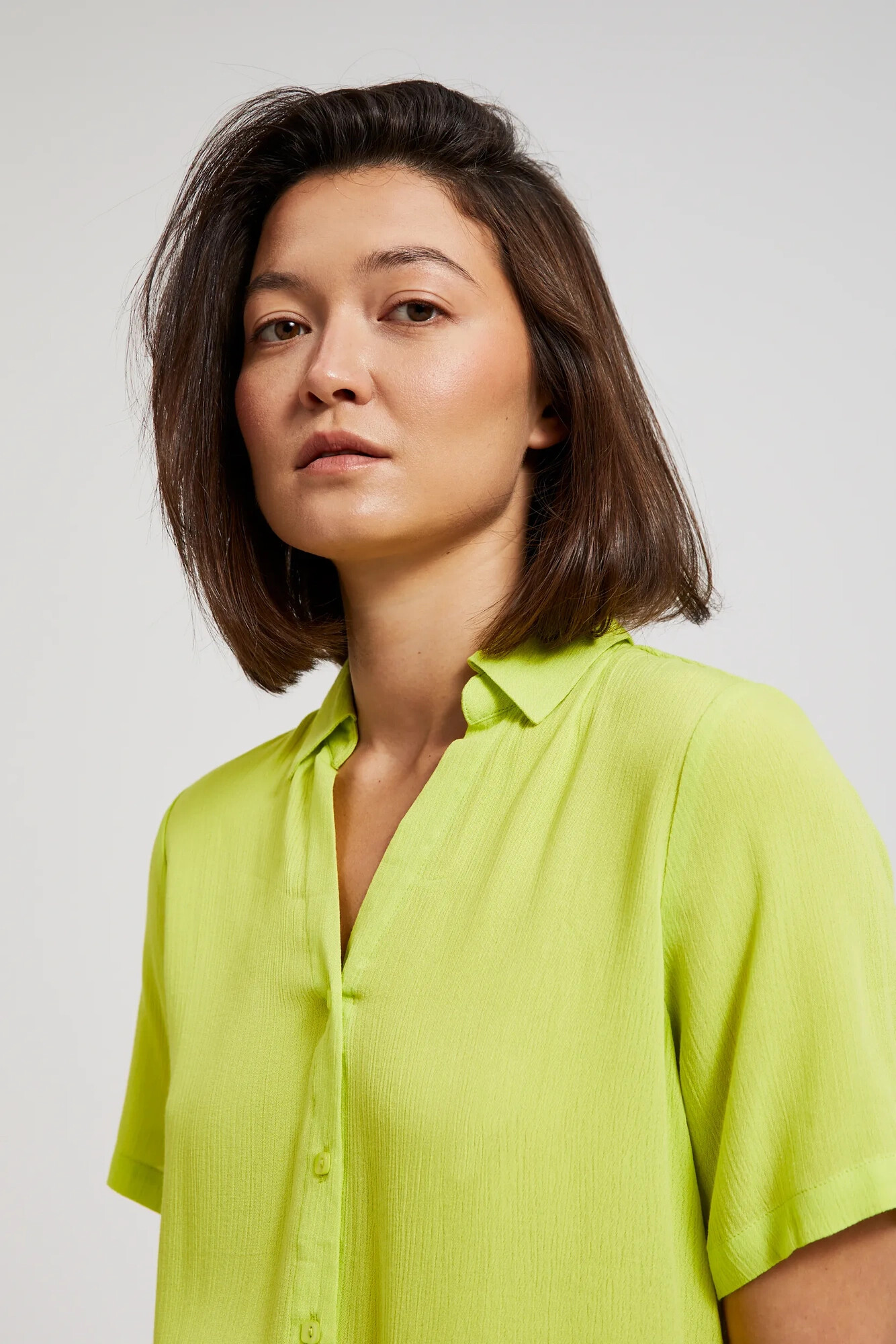Women's shirt MOODO - green