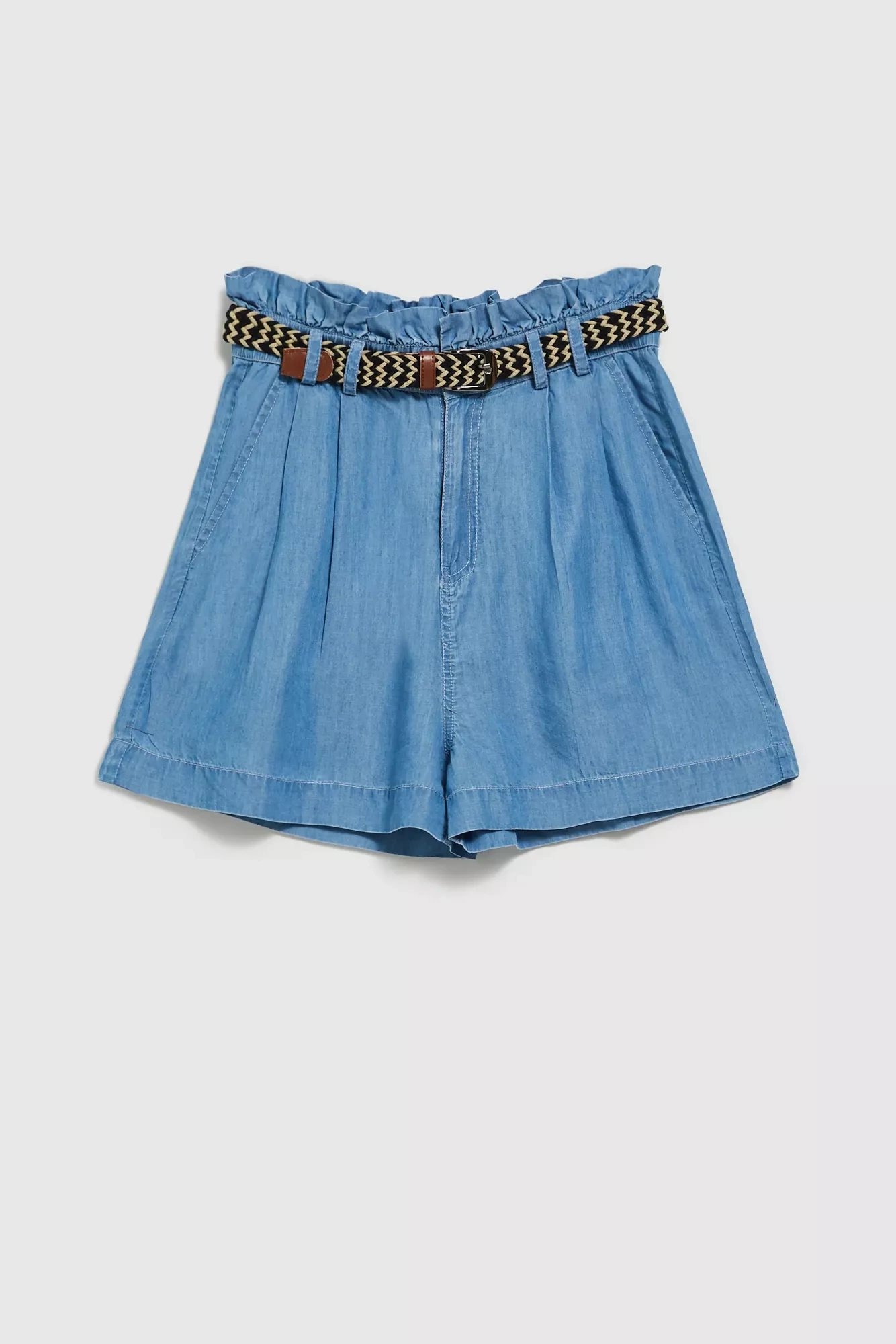 Women&#039;s denim shorts MOODO - light blue