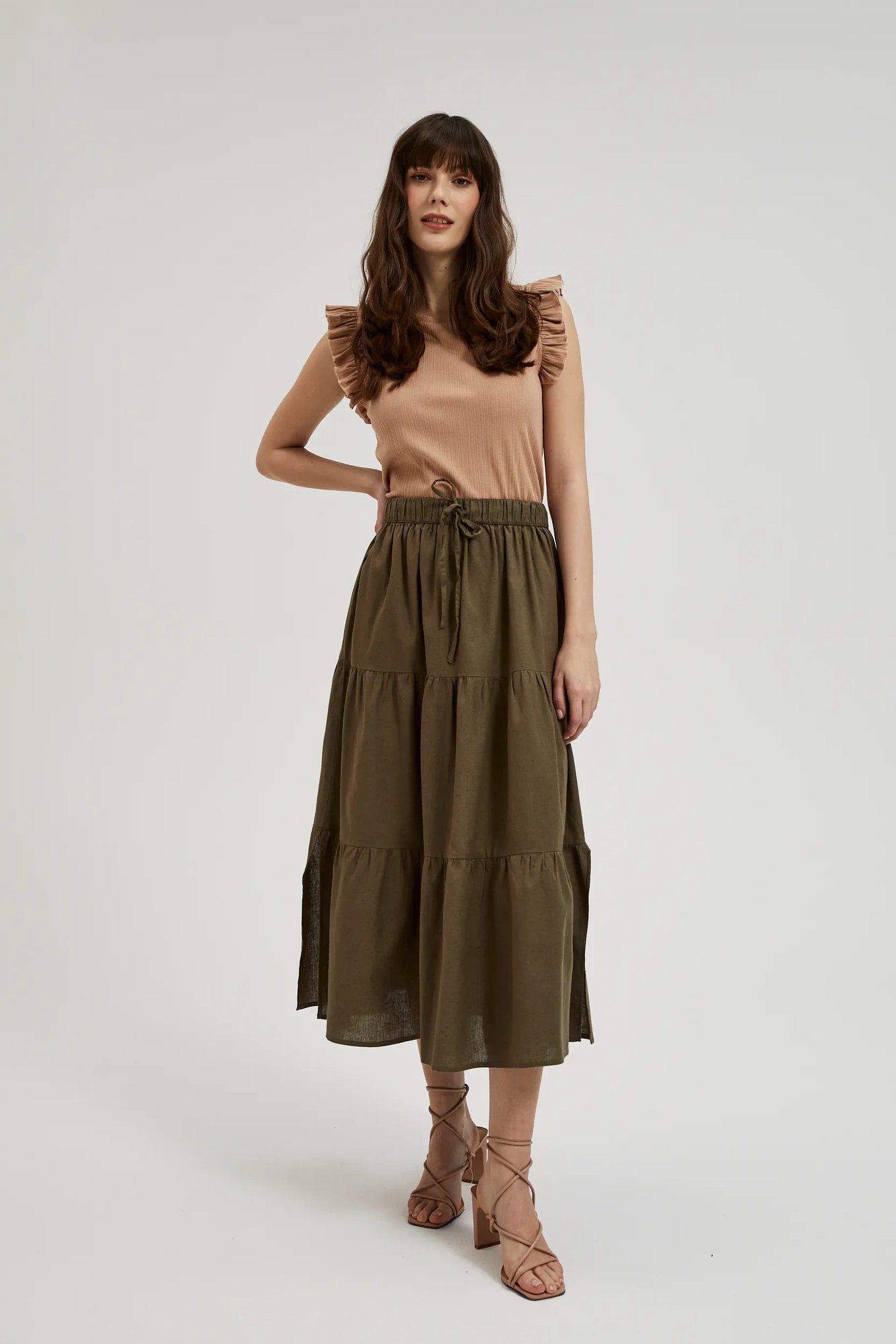 Women&#039;s skirt MOODO - olive