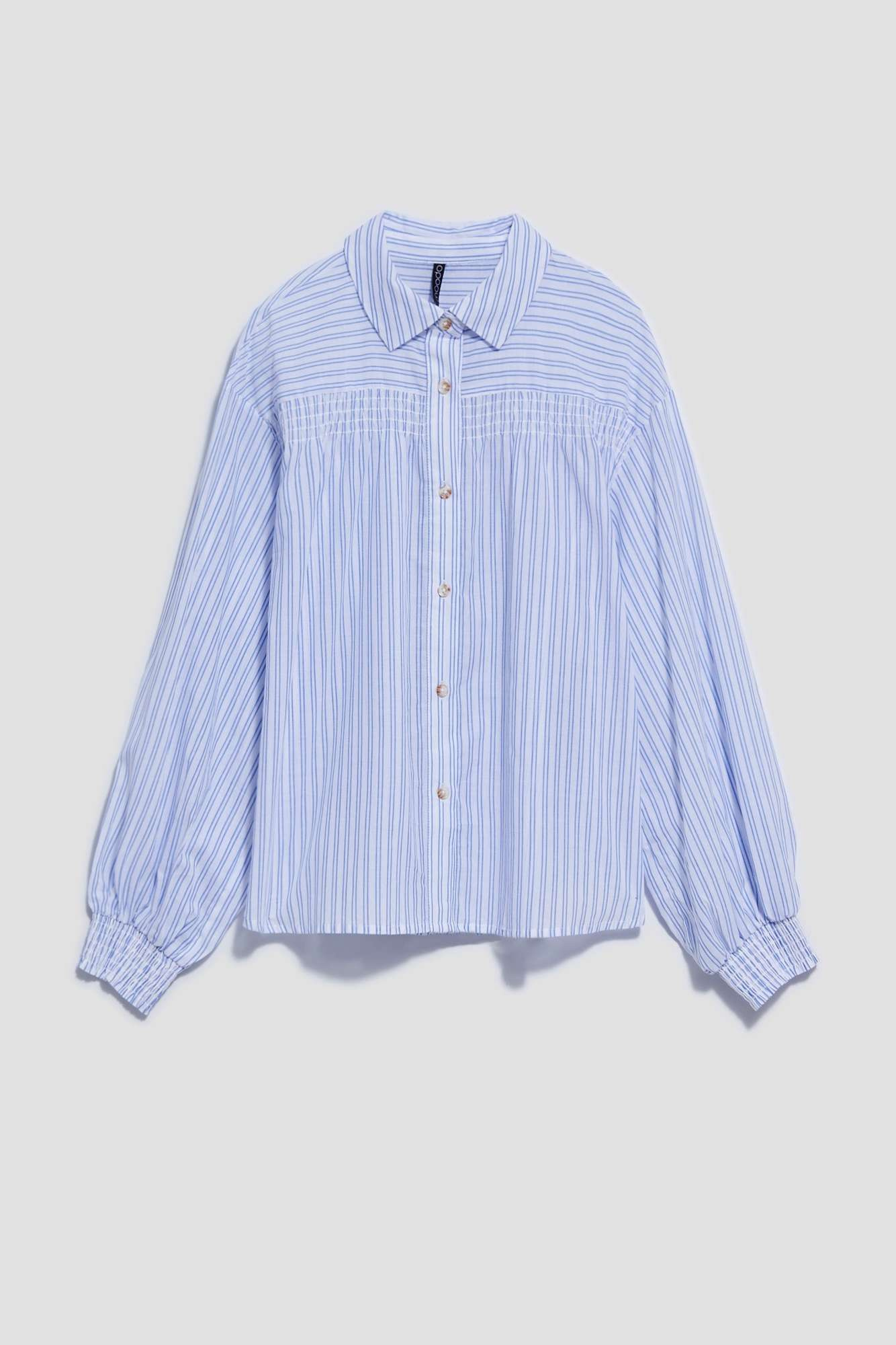 WOMEN'S SHIRT L-KO-4009 BÍLO_BLUE