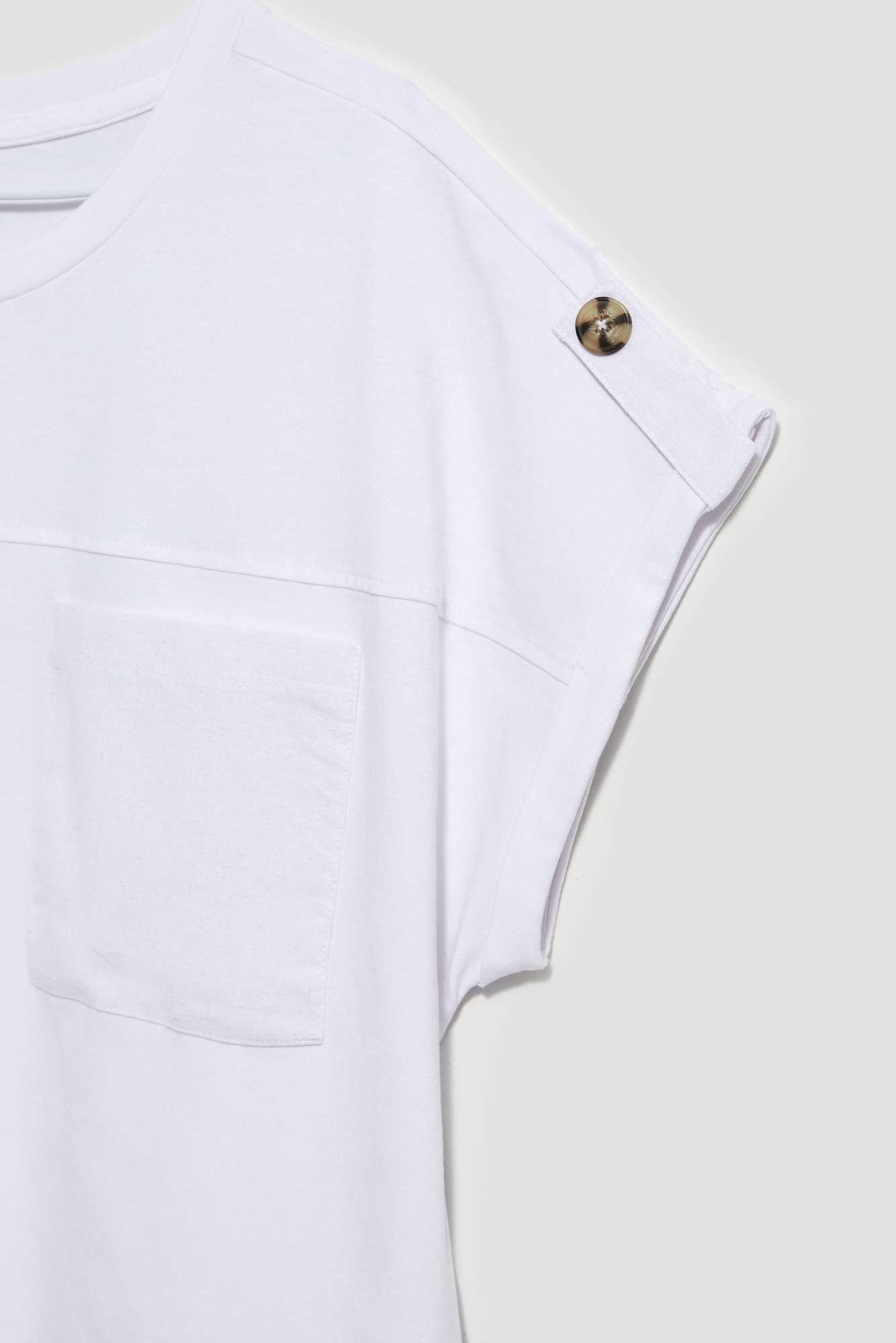 WOMEN'S T-SHIRT L-TS-4086 WHITE