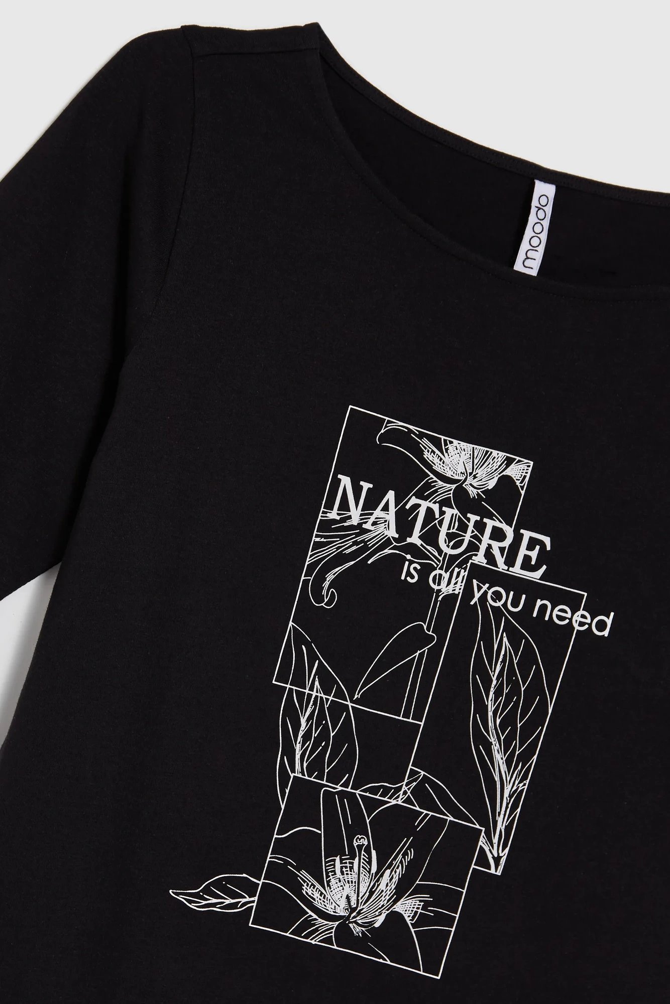Marisse Women's T-Shirt L-Ts-4610 Black
