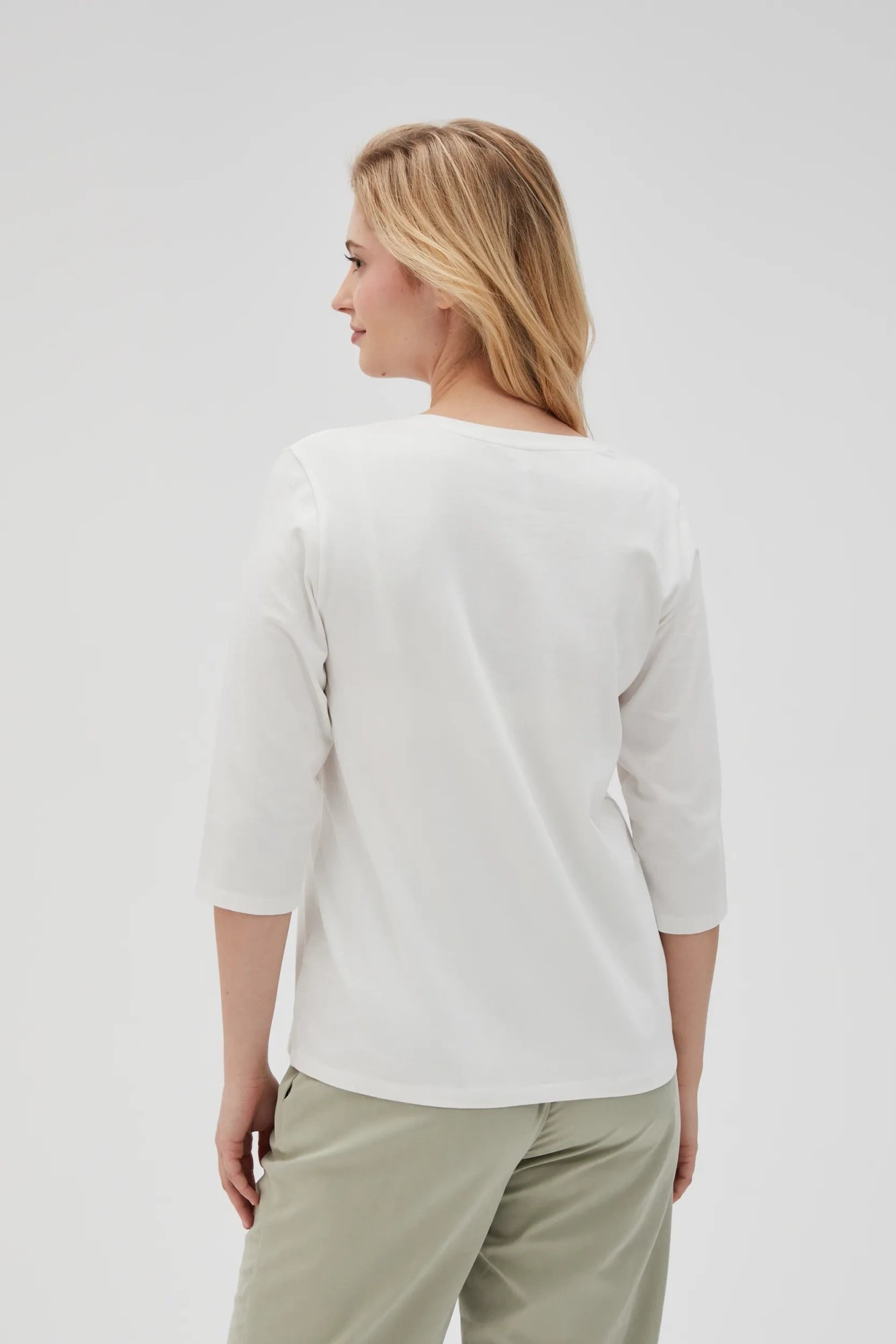 Marisse Women's Blouse L-Ts-4614 Off White