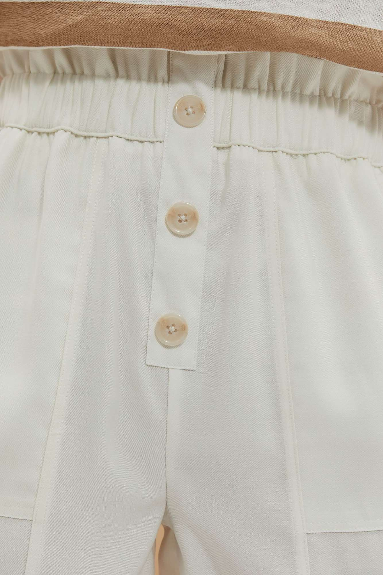 WOMEN&#039;S SHORTS L-SH-4019 WHITE