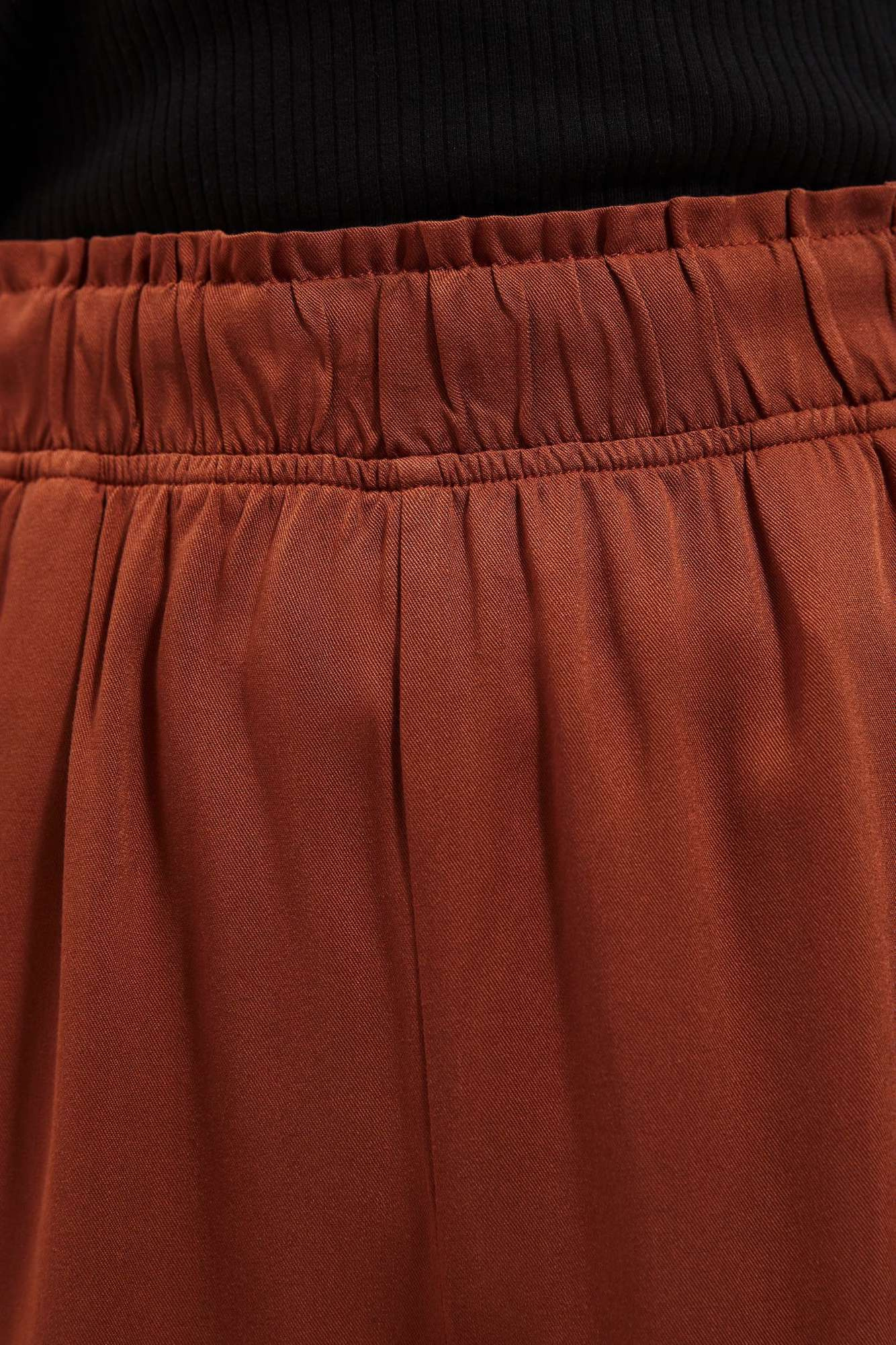 WOMEN&#039;S SHORTS L-SH-4013 BROWN