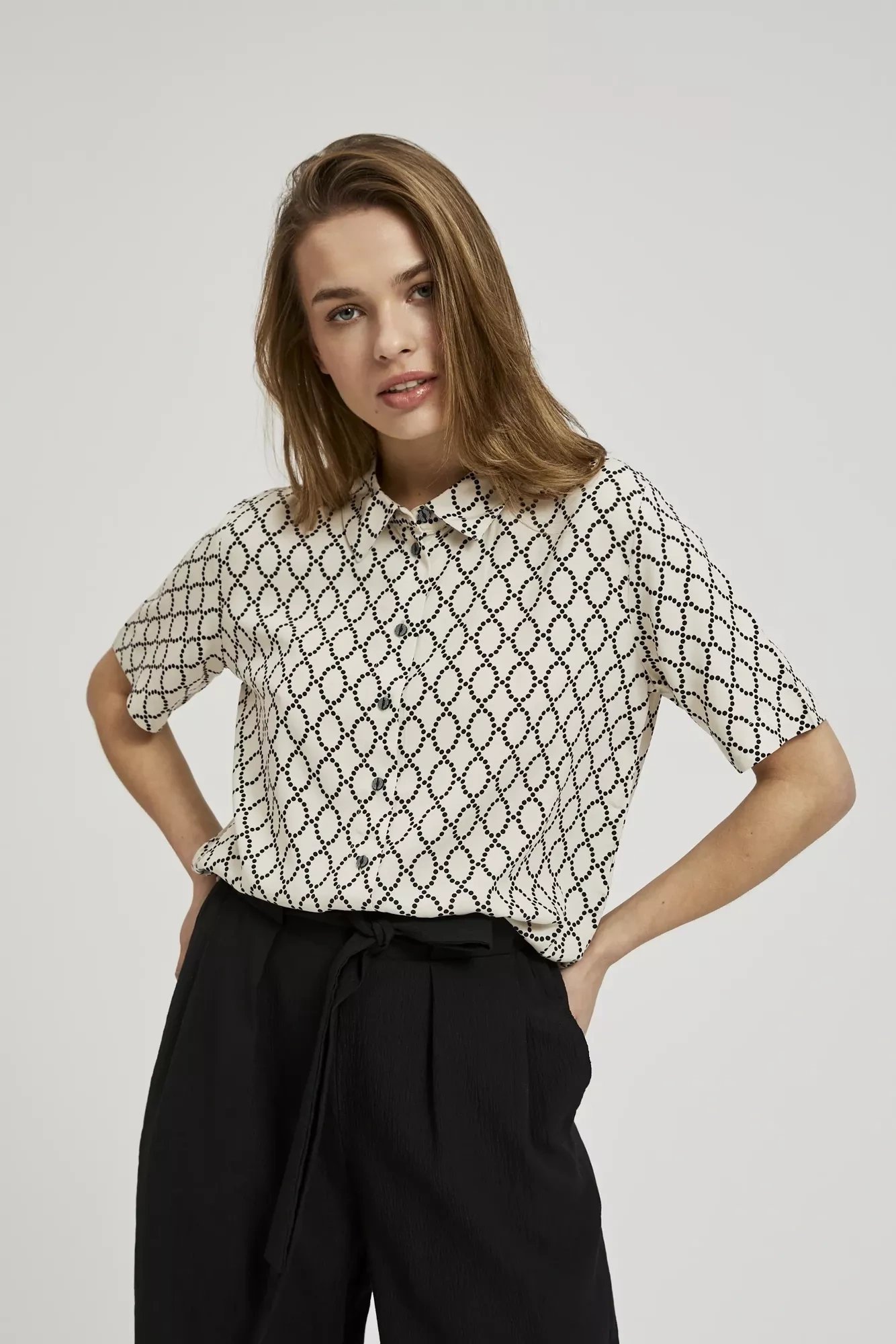 Women's shirt MOODO - light beige