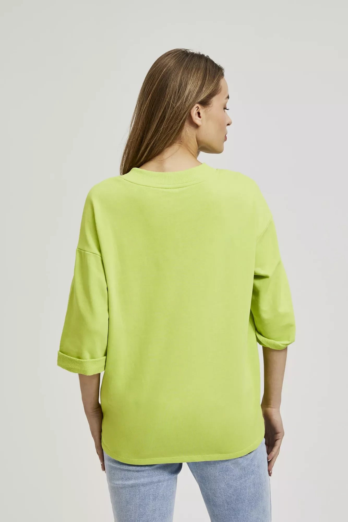 Marisse Women's Sweatshirt L-Bl-4317 Green