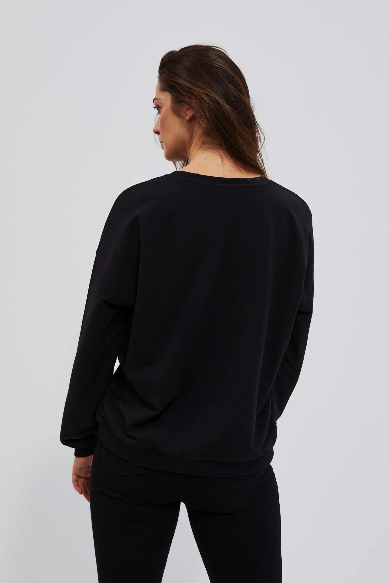 Sweatshirt with inscription