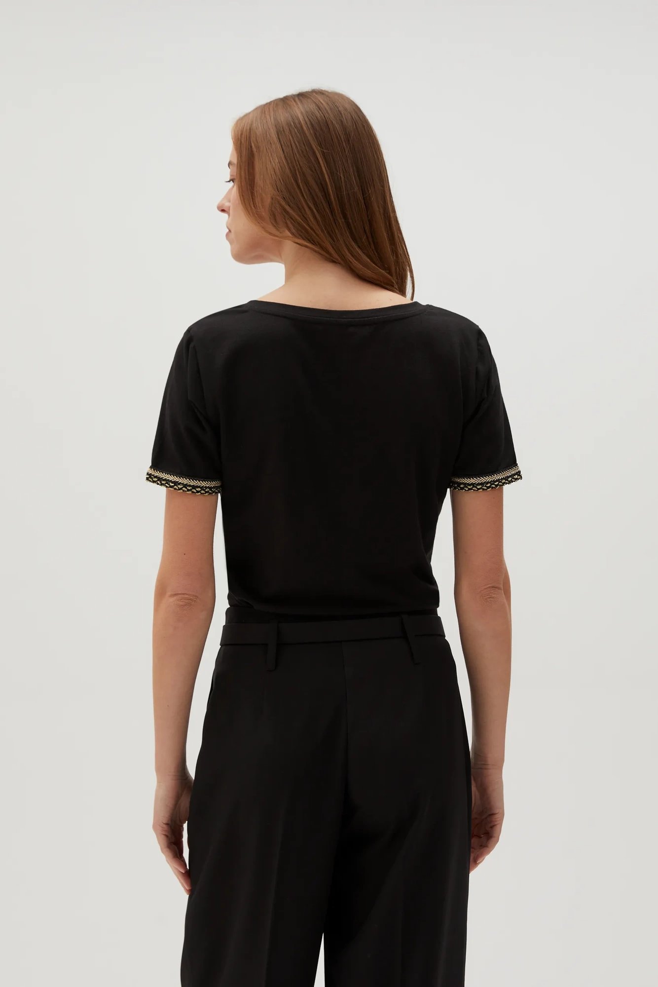 Marisse Women's Blouse Z-Ts-4540 Black