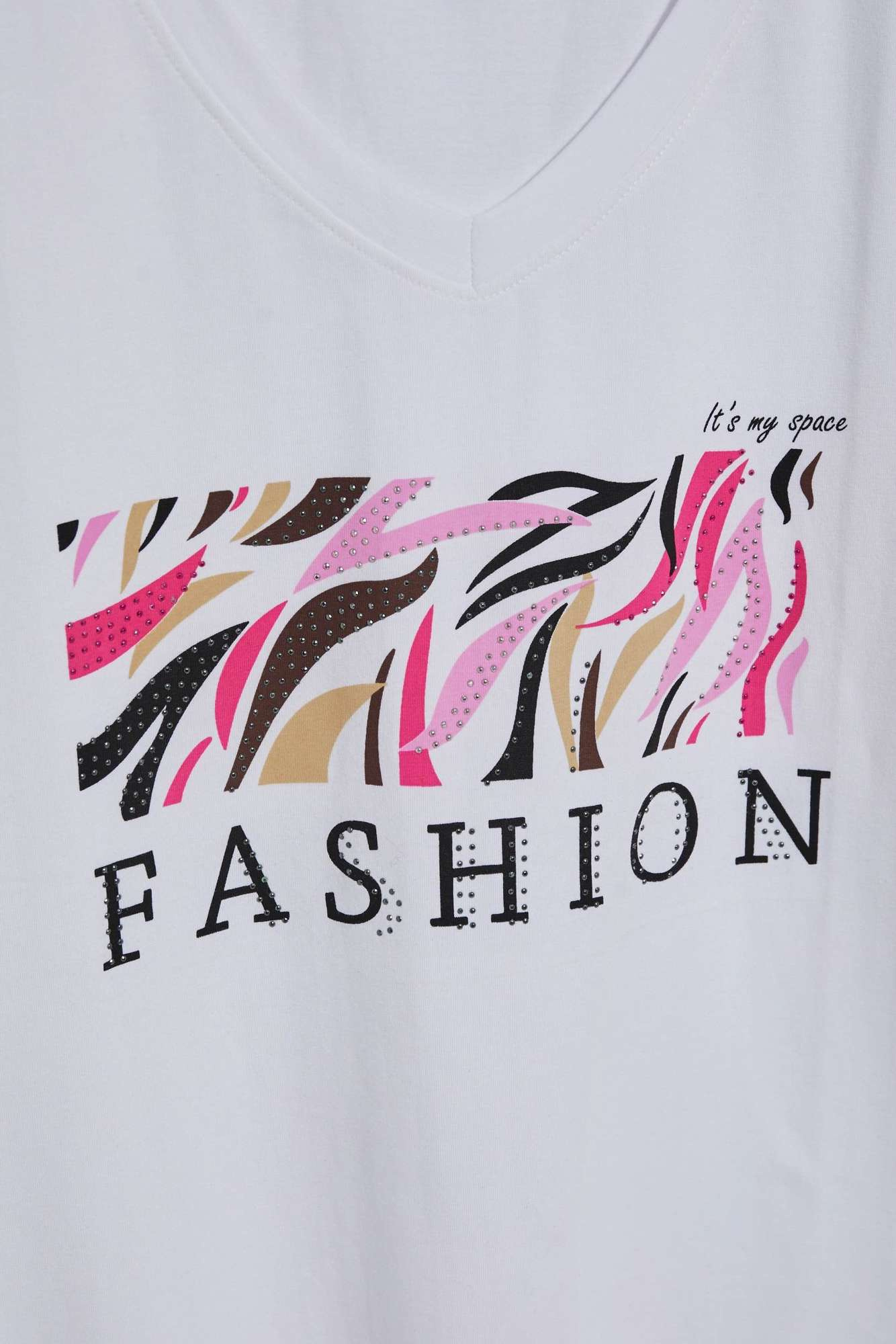 Marisse Women's T-Shirt L-Ts-4004 White