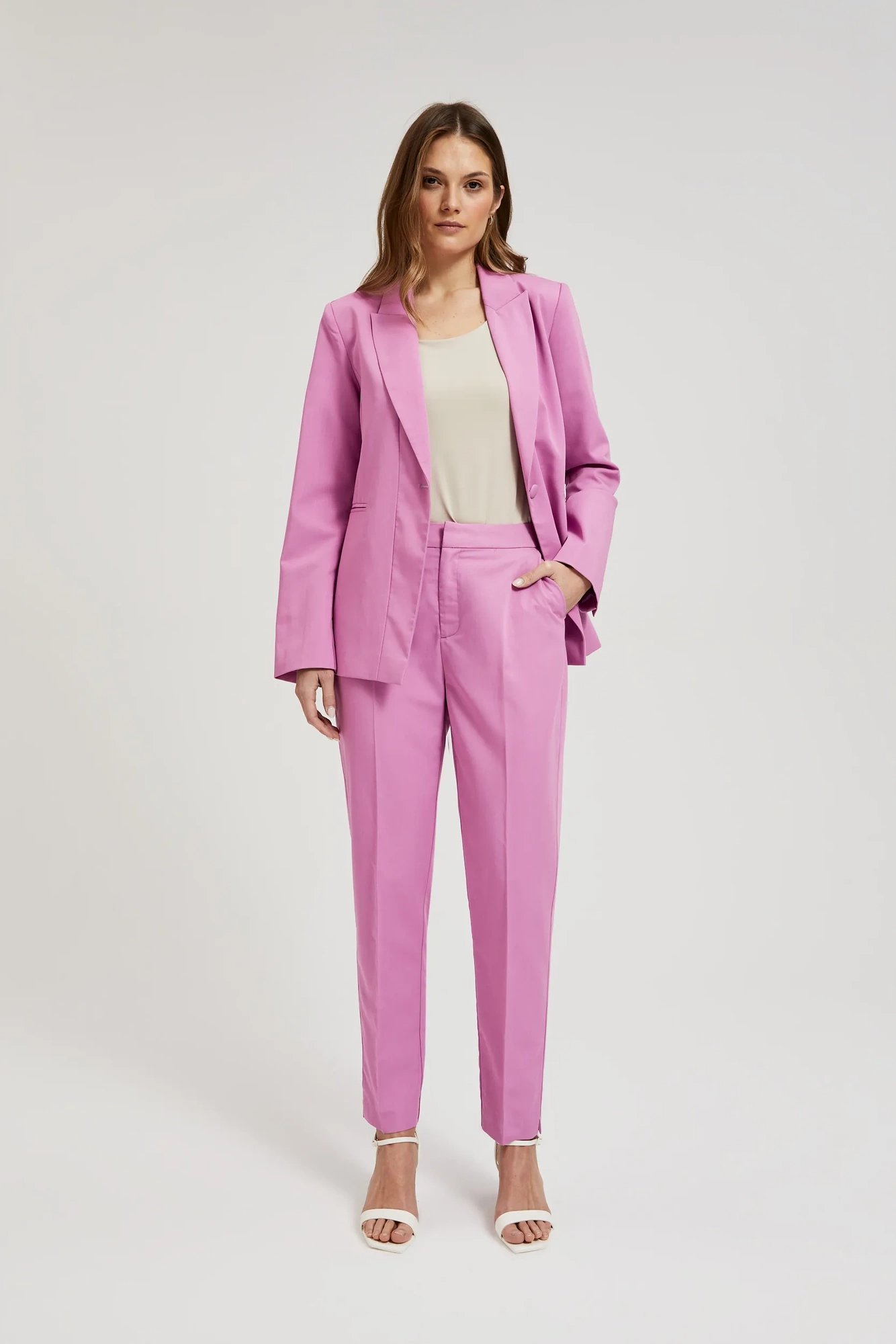 Women's trousers MOODO - pink